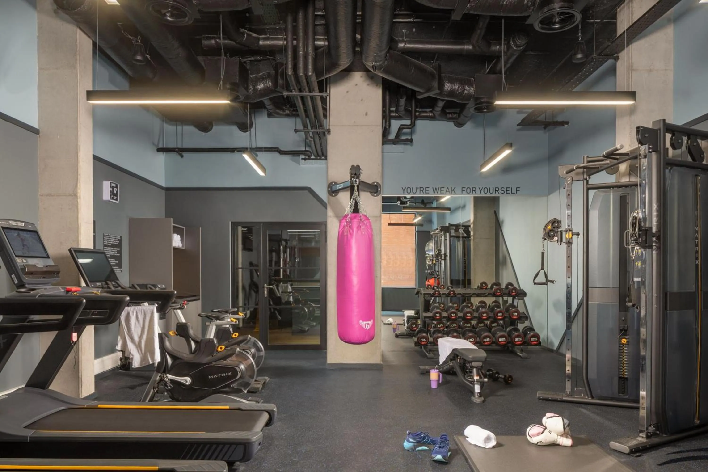 Fitness centre/facilities in Moxy Cork