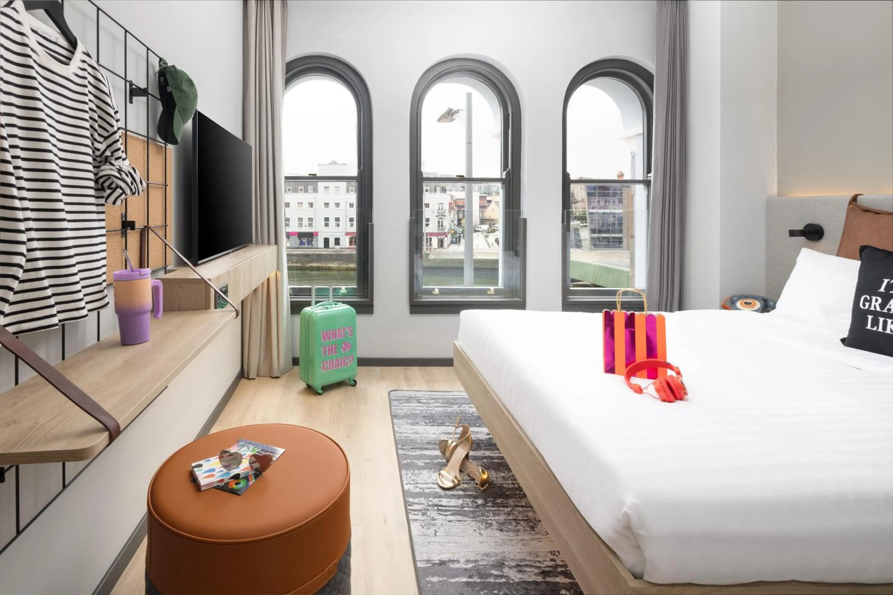 Bedroom, Bed in Moxy Cork