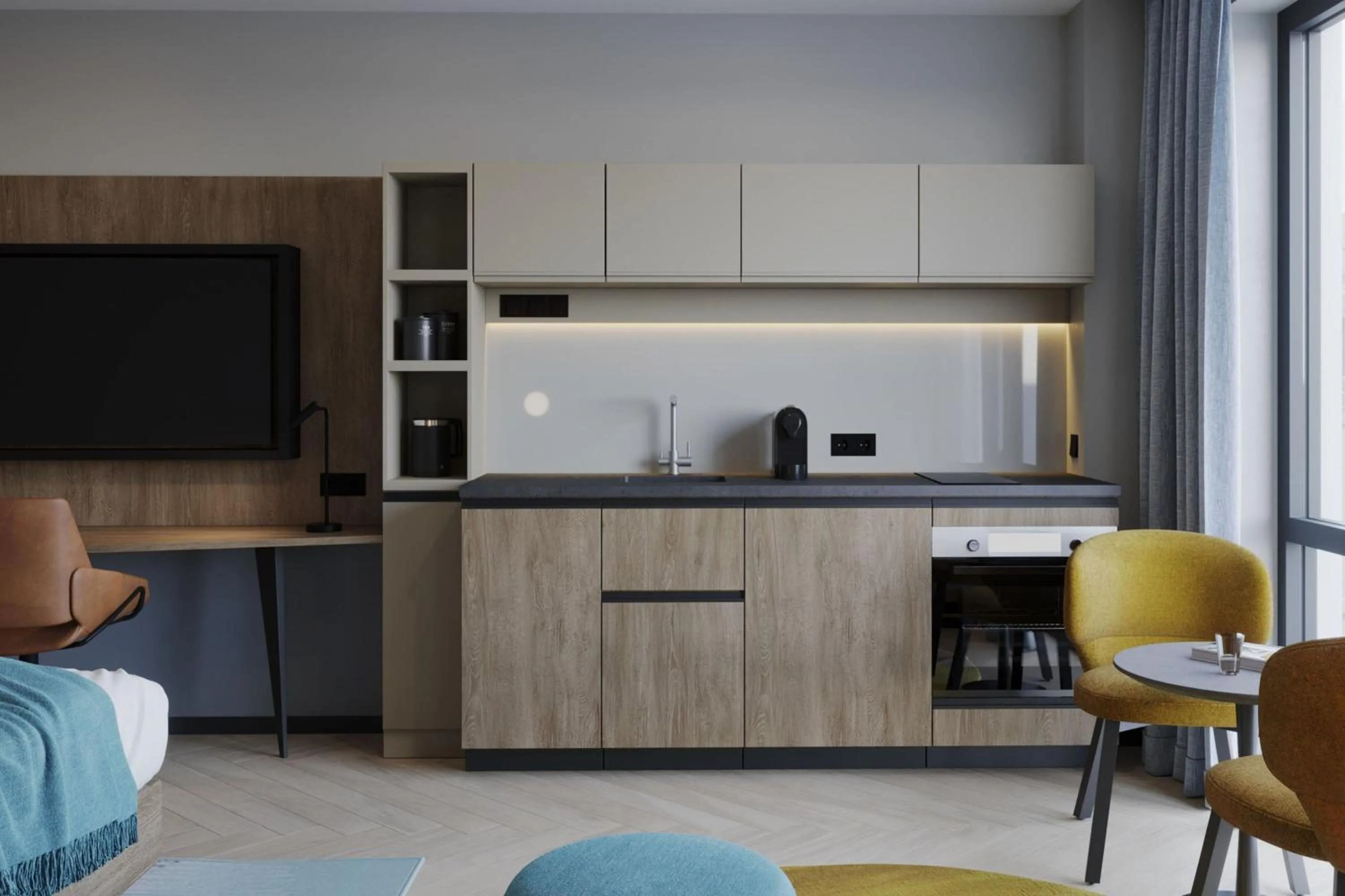 Kitchen or kitchenette in Residence Inn by Marriott Cork