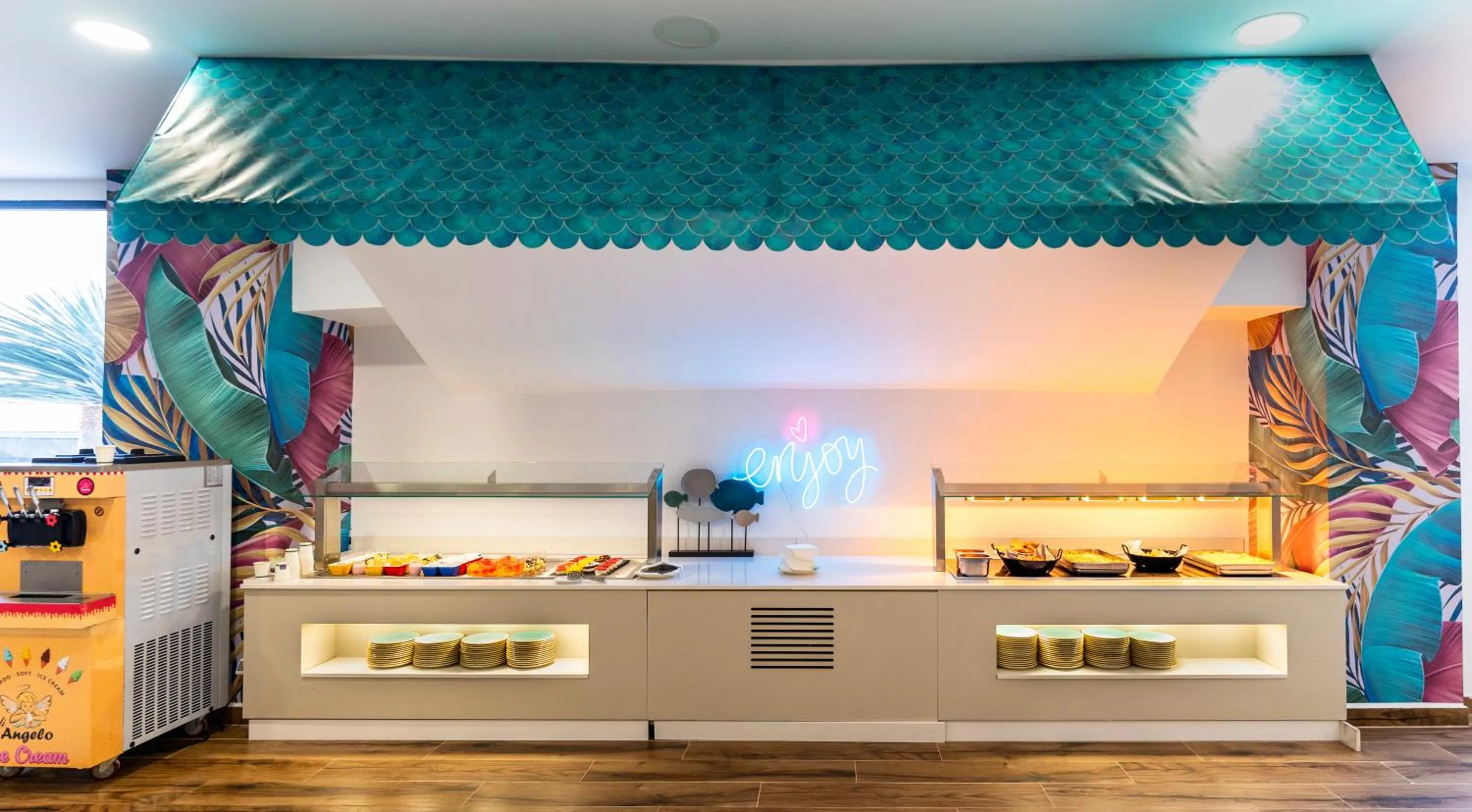 Dining area in Bakour Lanzarote Splash