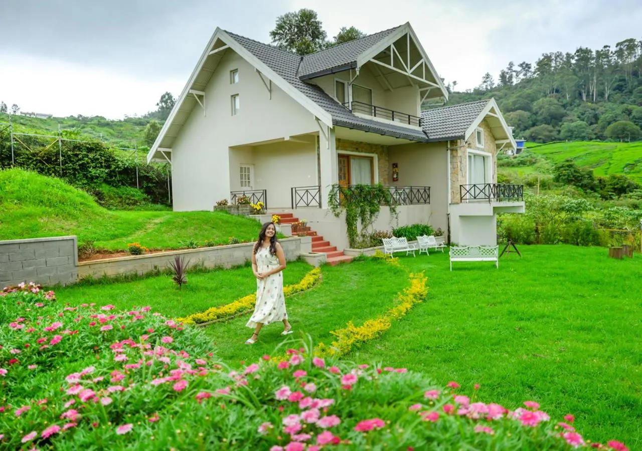 Garden view in AJ Gable Clouds Ooty by VOYE HOMES - Serene Stay Near Avalanche Emerald Lake