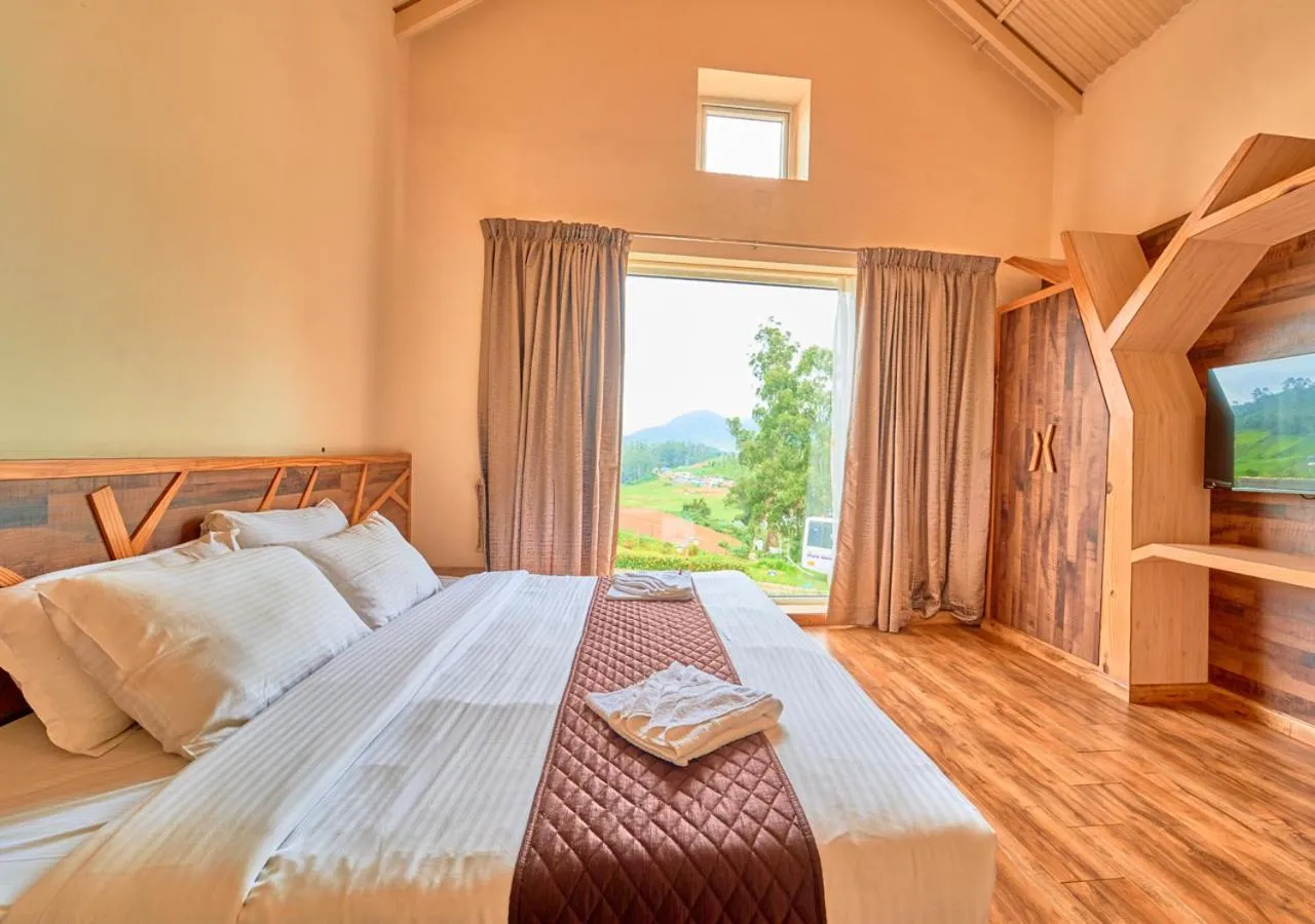 Bed in AJ Gable Clouds Ooty by VOYE HOMES - Serene Stay Near Avalanche Emerald Lake