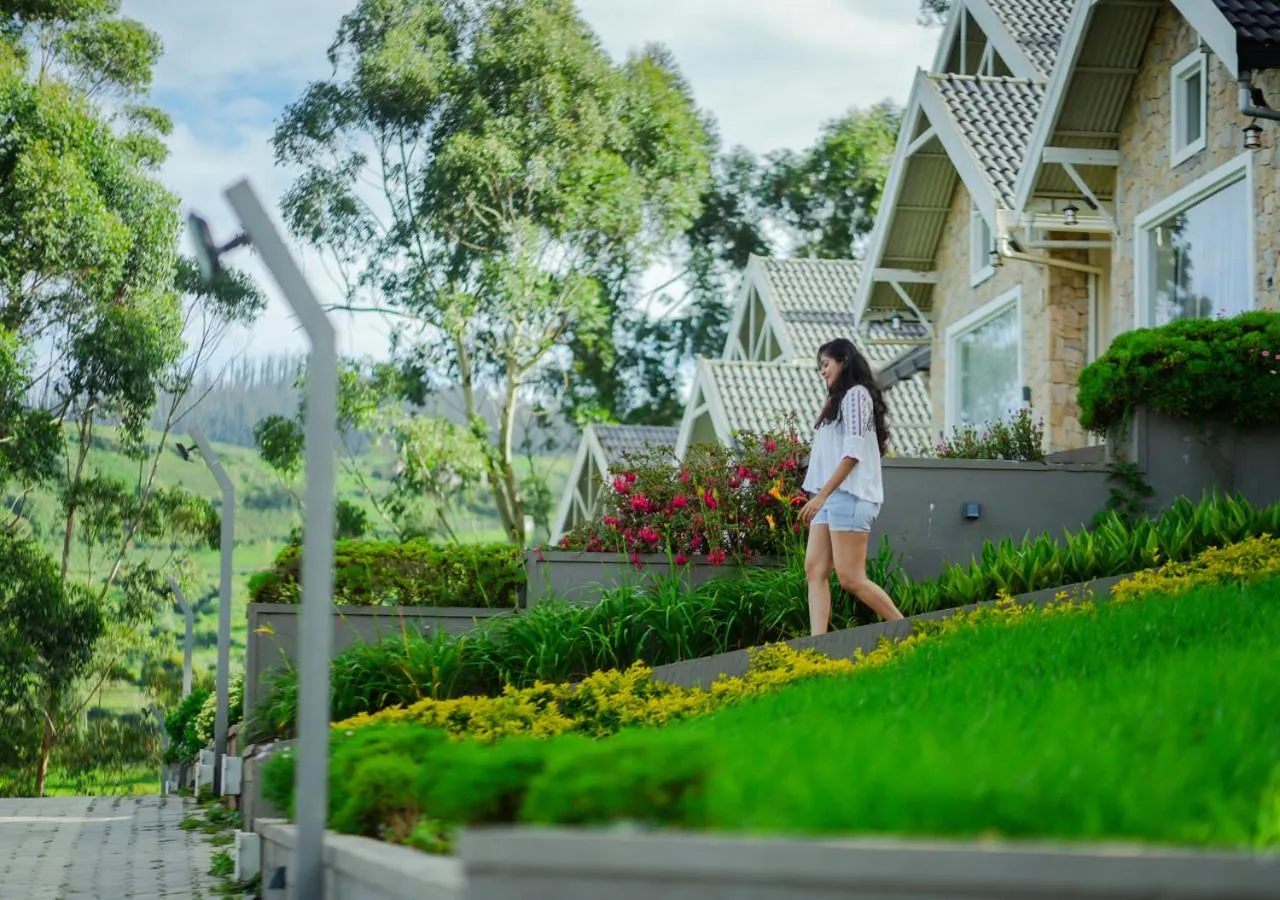 Garden in AJ Gable Clouds Ooty by VOYE HOMES - Serene Stay Near Avalanche Emerald Lake