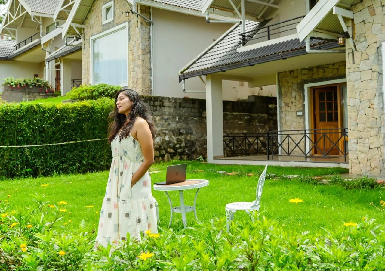 group of guests in AJ Gable Clouds Ooty by VOYE HOMES - Serene Stay Near Avalanche Emerald Lake