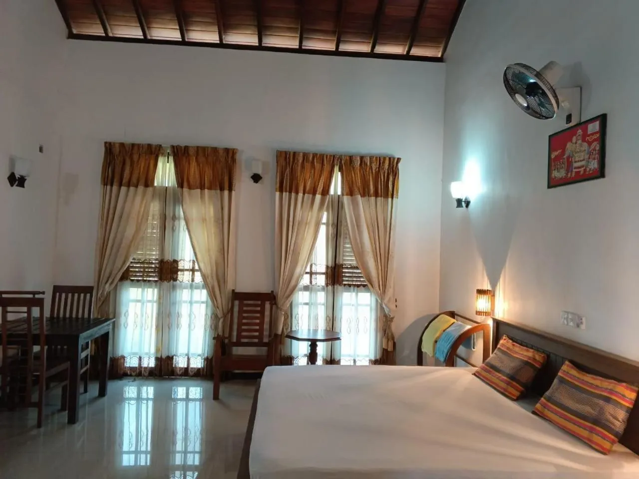 Bed in Lagoonvilla hotel