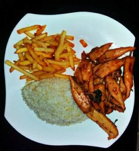 Food in Lagoonvilla hotel