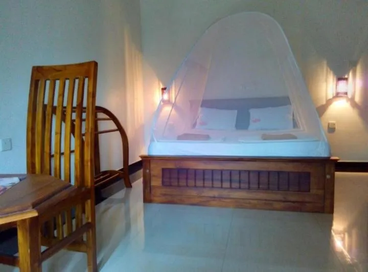 Bed in Lagoonvilla hotel