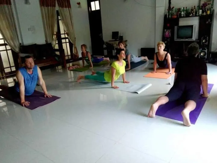 People in Lagoonvilla hotel