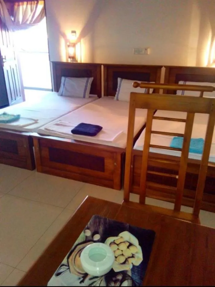 Bed in Lagoonvilla hotel