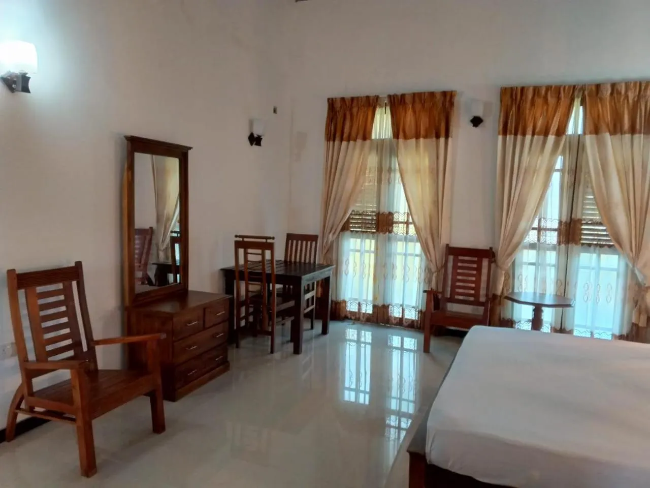 Bed in Lagoonvilla hotel