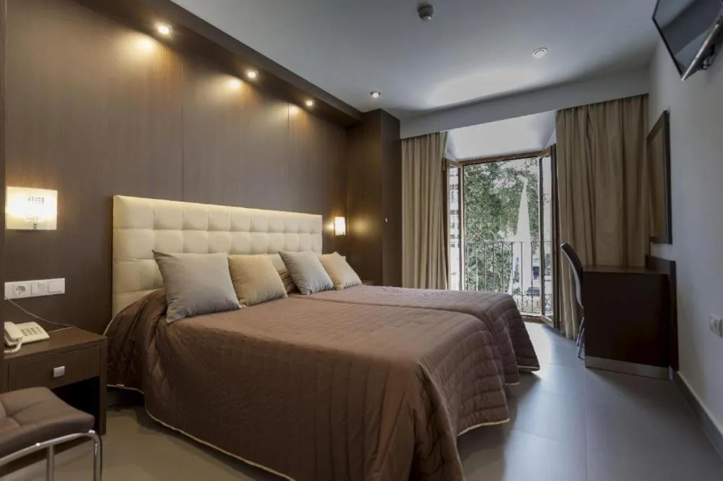 Bed in Hotel Rambla Emérita, centro ciudad