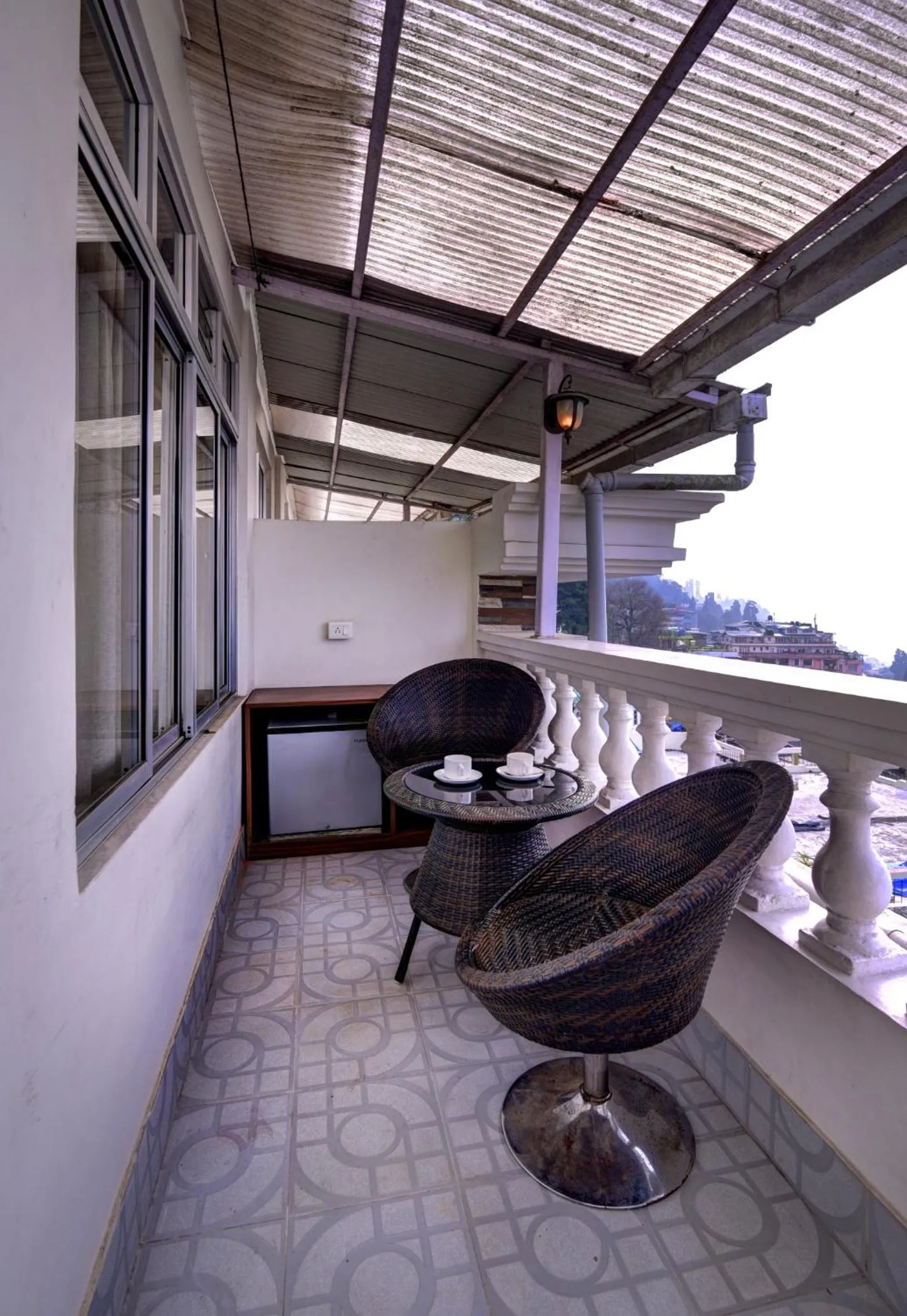 Balcony/Terrace in Hotel White Yak