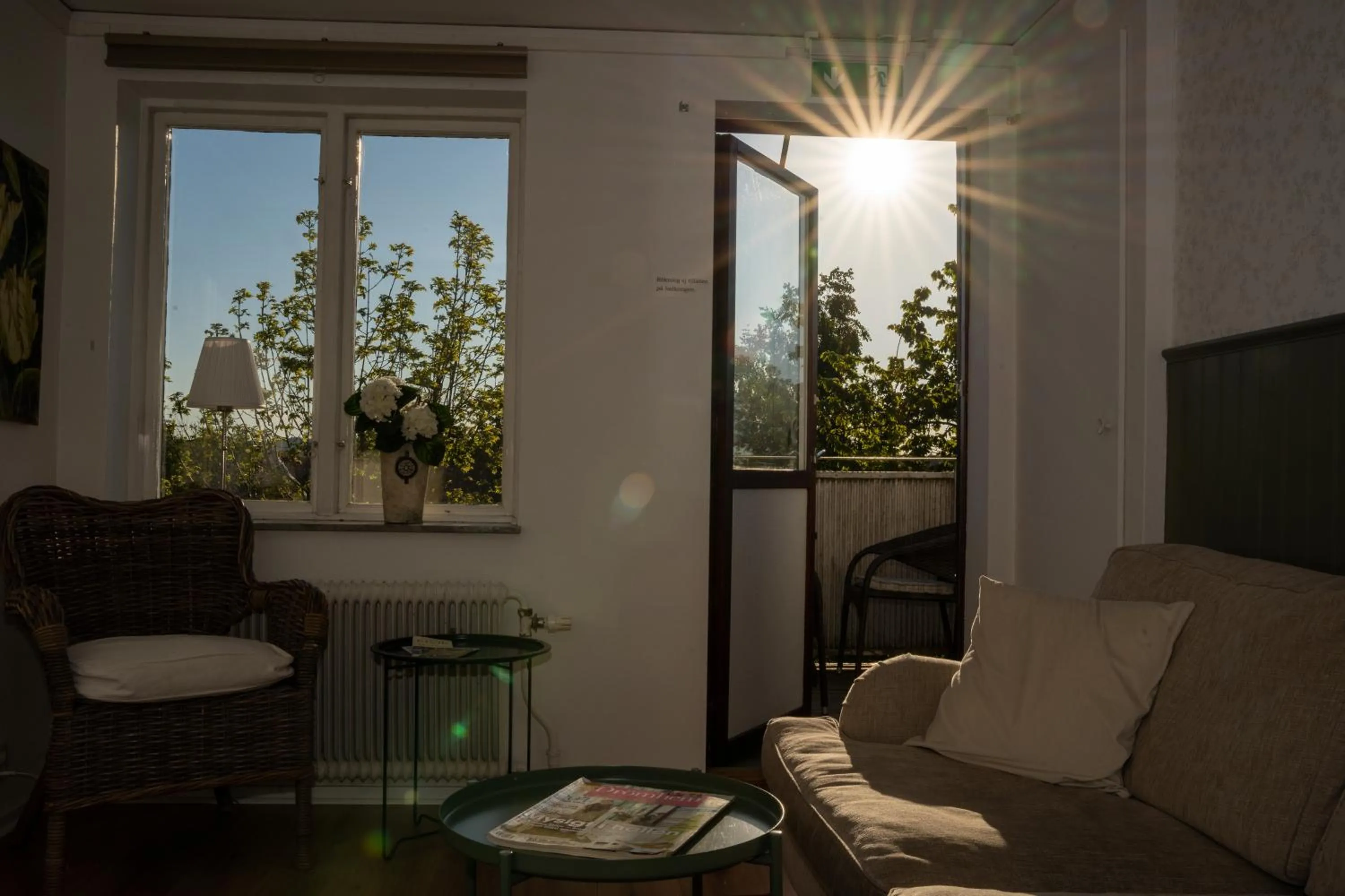 Communal lounge/ TV room in Svabesholms Kungsgårds B&B och Pensionat Stenshuvud