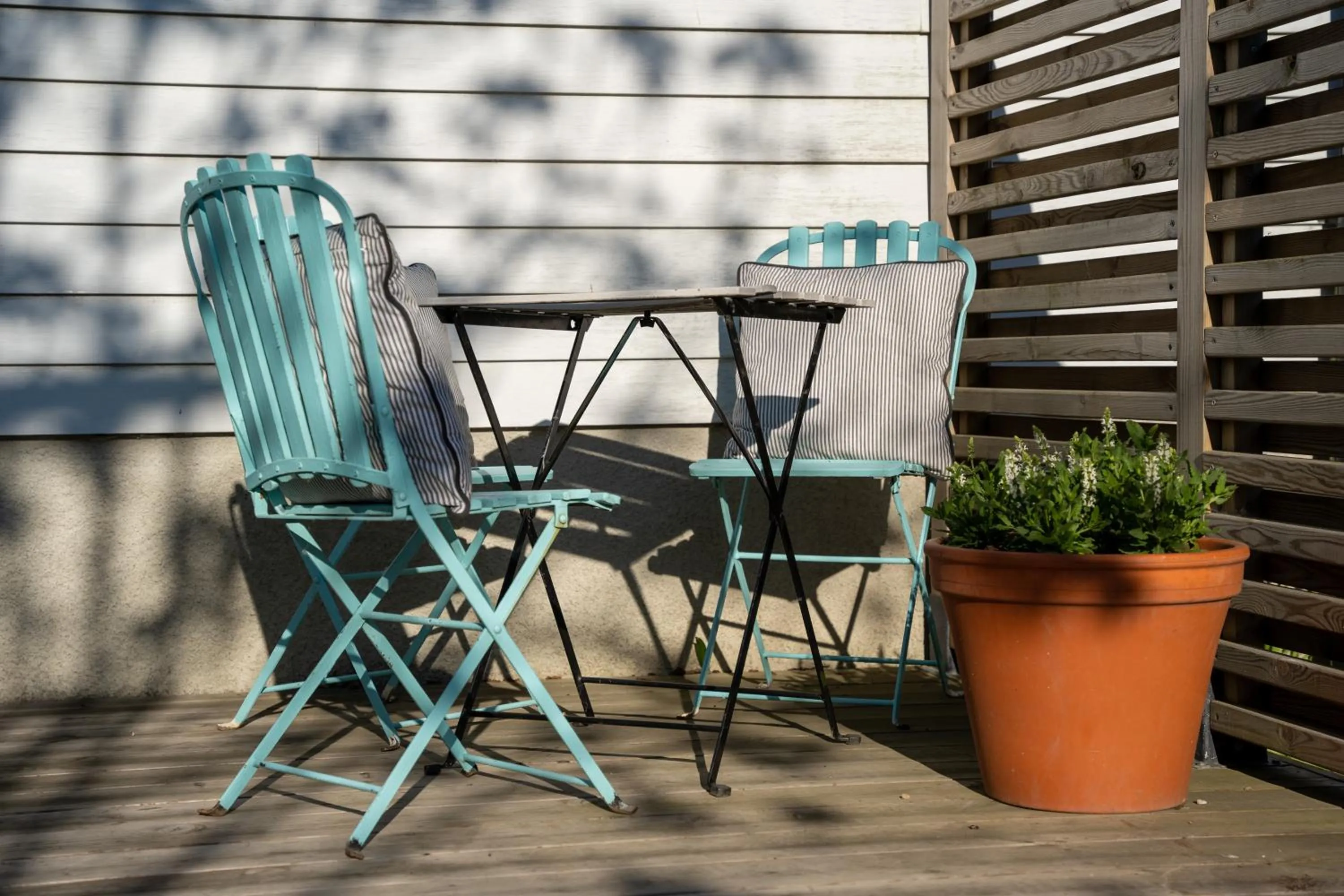 Patio in Svabesholms Kungsgårds B&B och Pensionat Stenshuvud