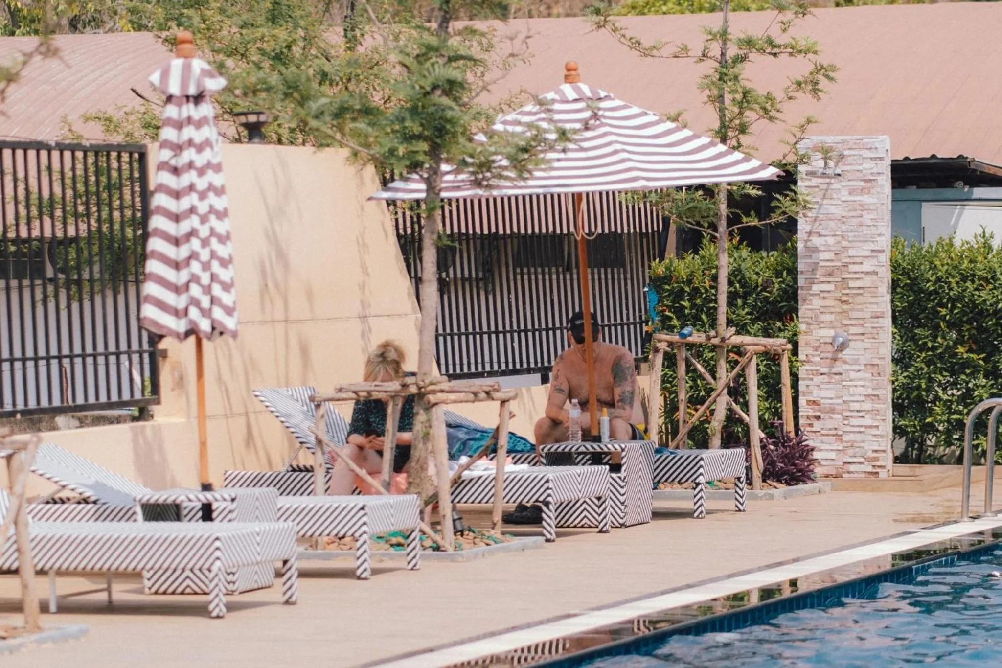 Swimming pool in Ray Hotel Buriram