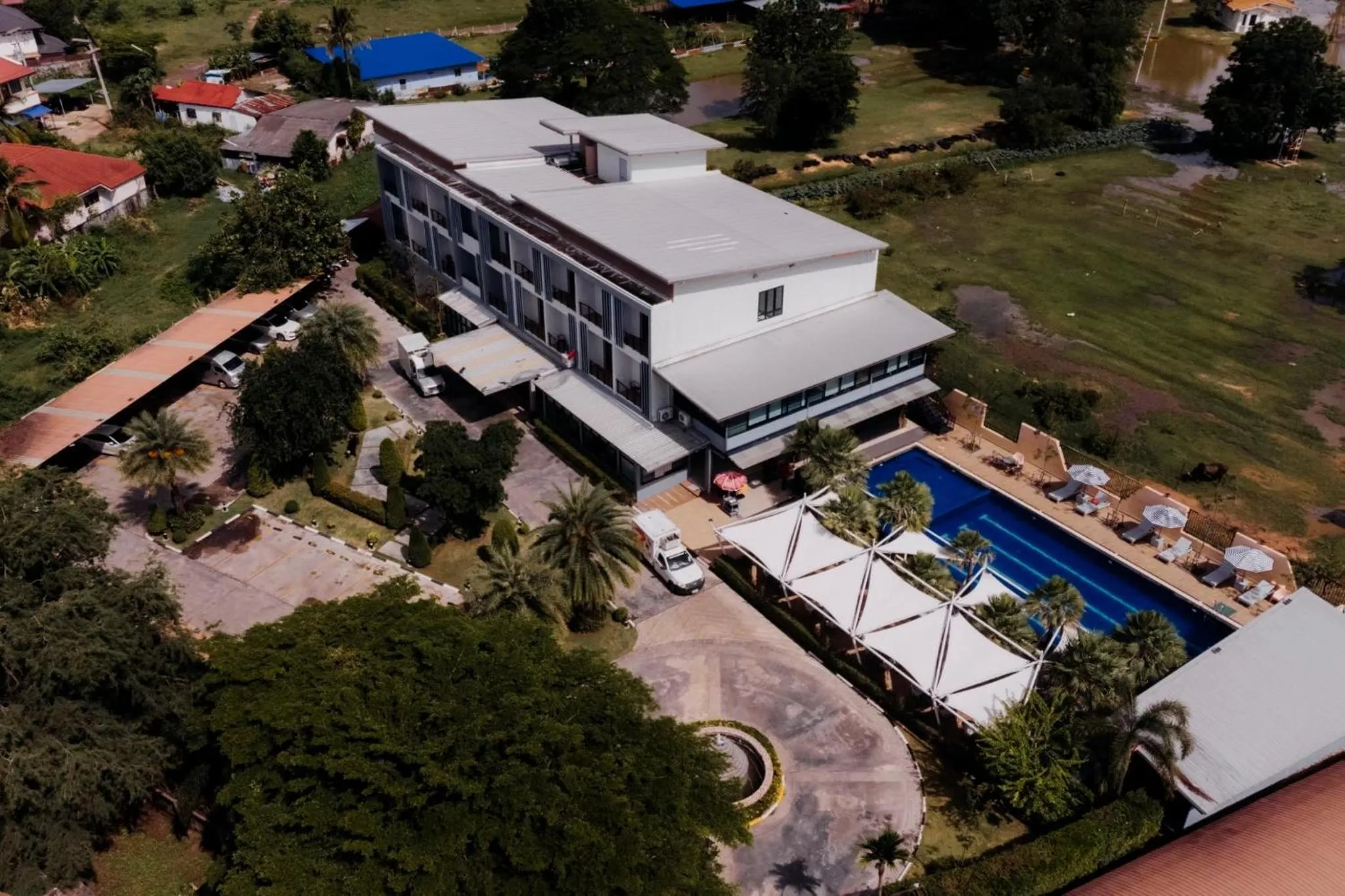 Property building in Ray Hotel Buriram