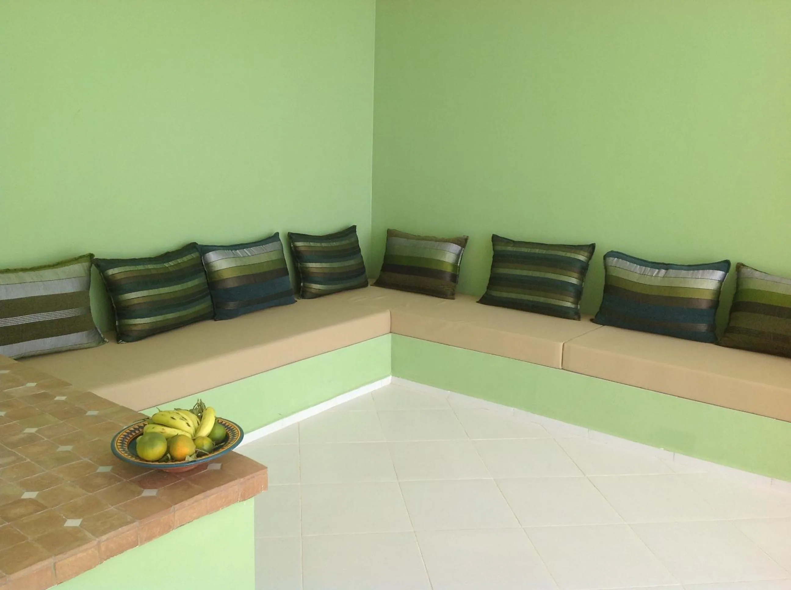 Seating area in Wind House