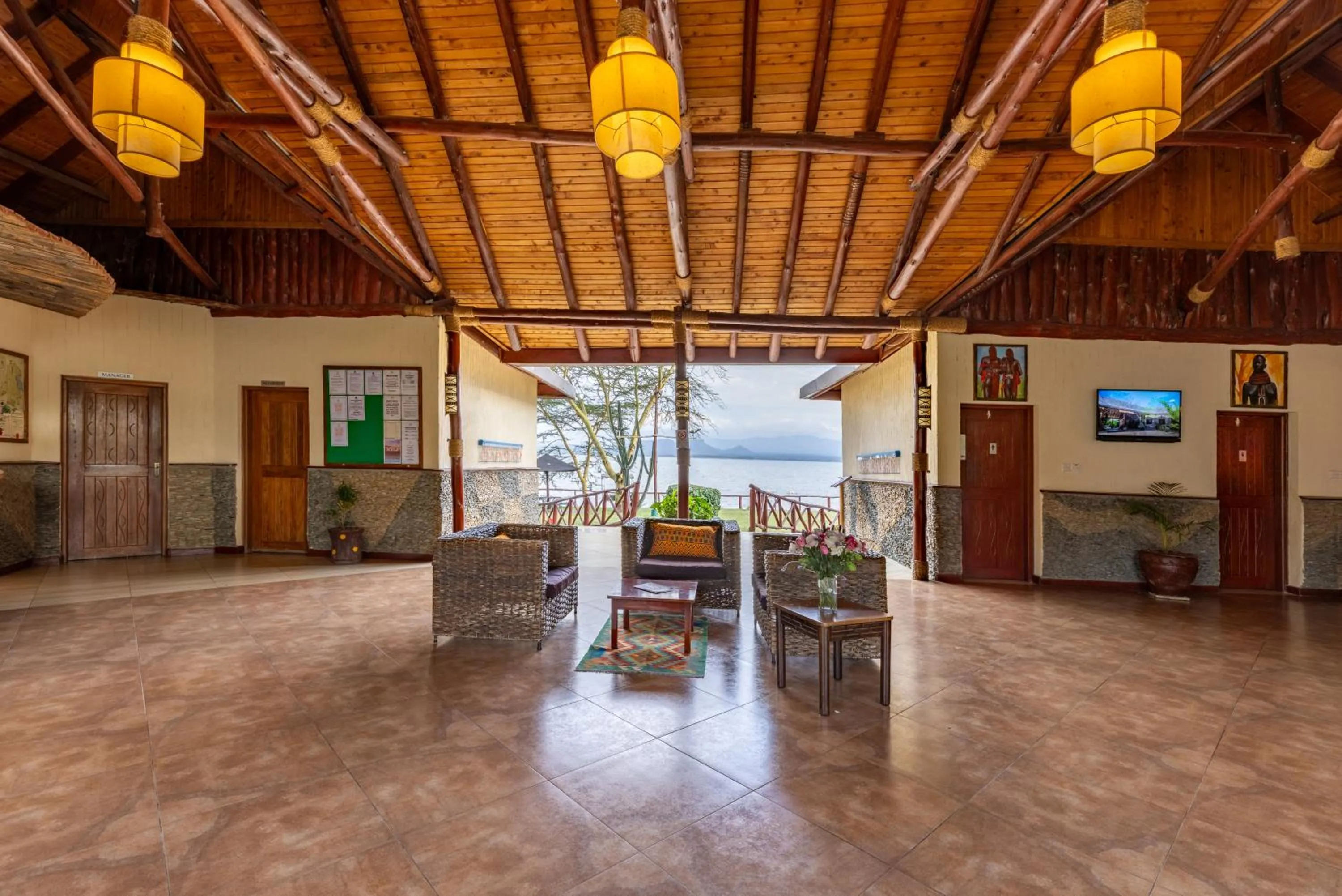 Lobby or reception in Sentrim Elementaita Lodge