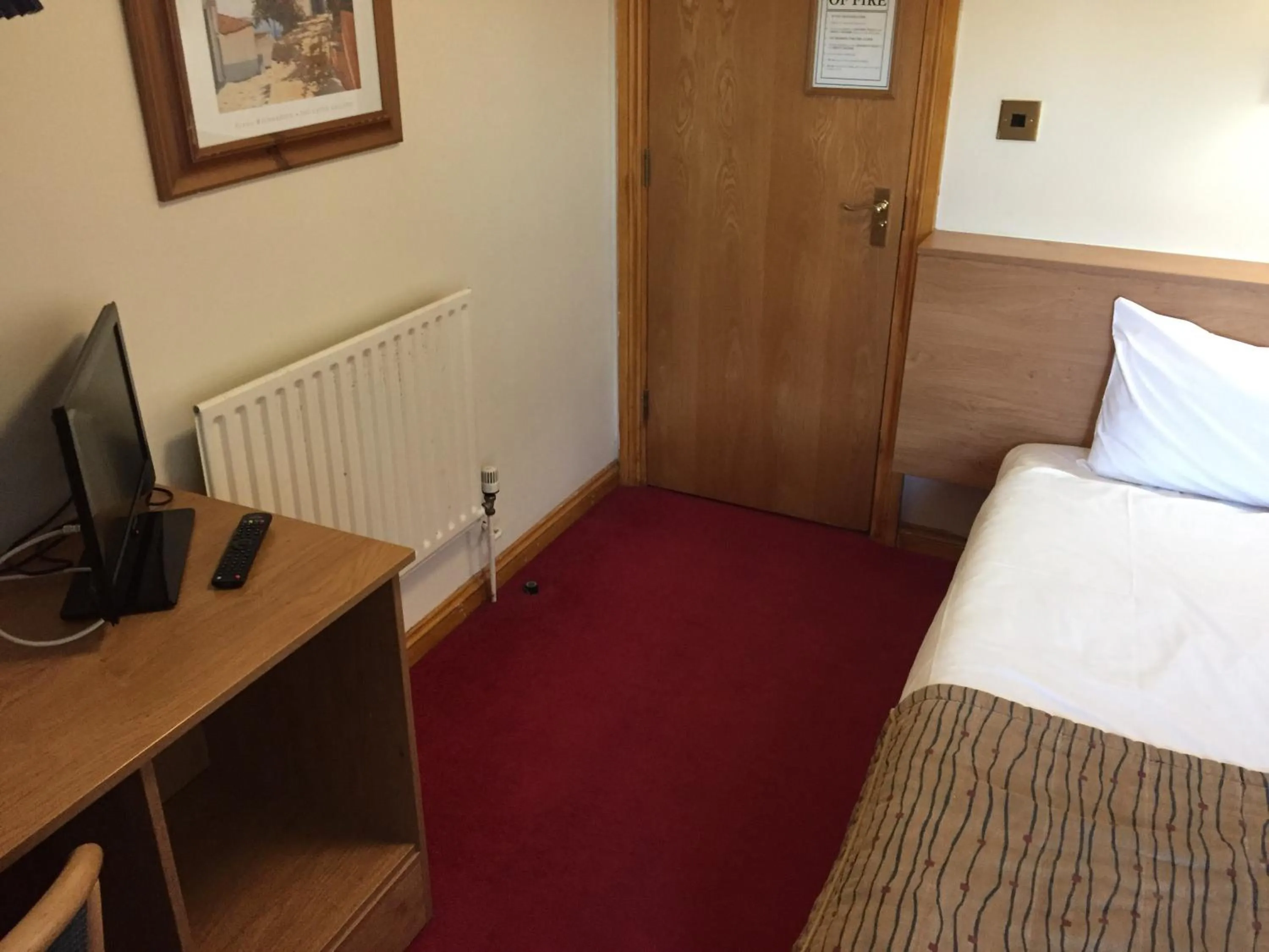 Bed in Crescent Hotel