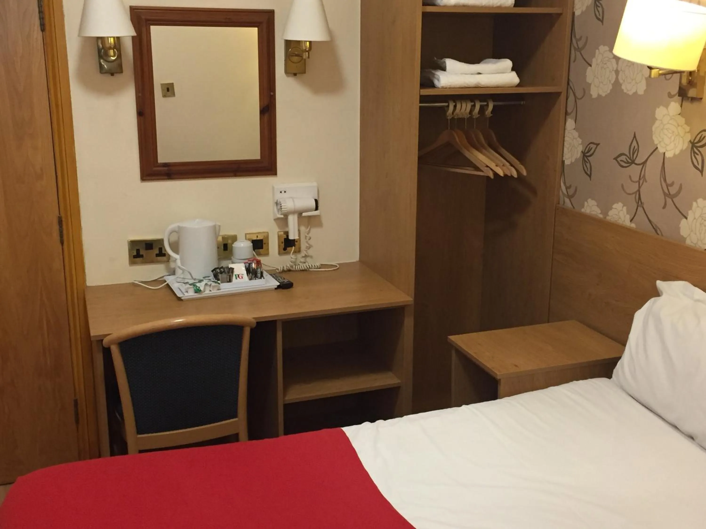 Bed in Crescent Hotel