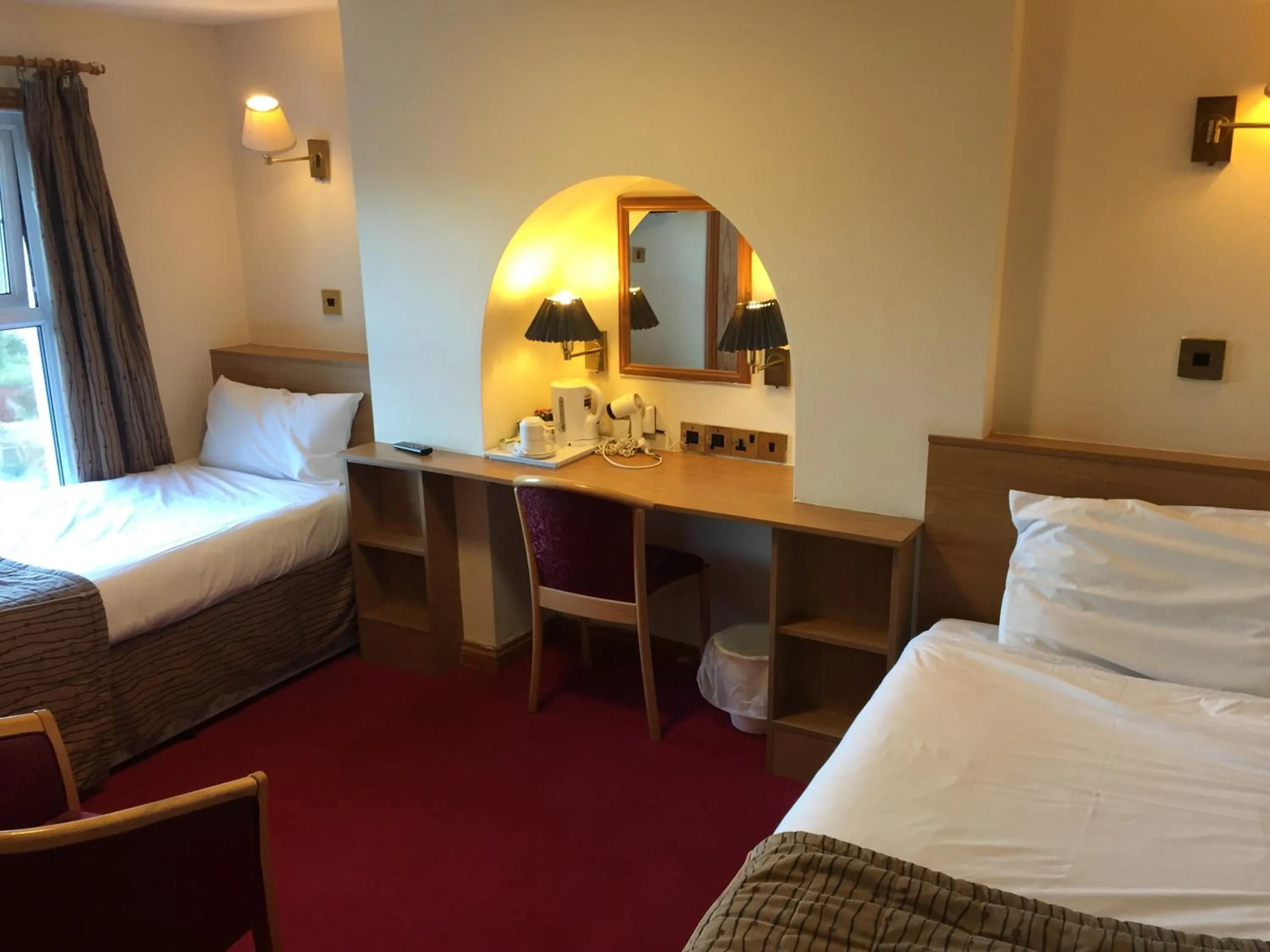 Bed in Crescent Hotel