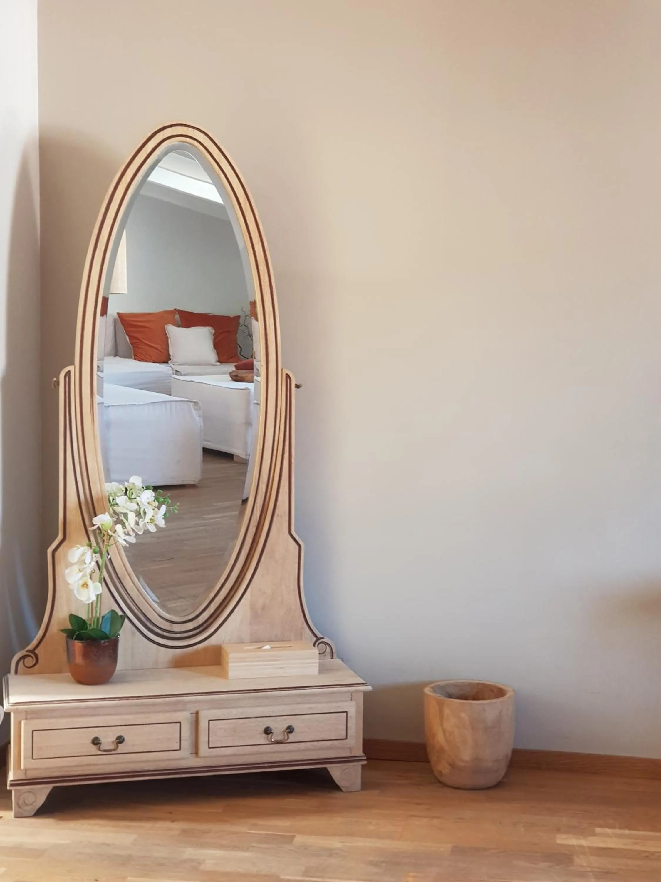 Decorative detail, Bed in Emporikon Athens Hotel