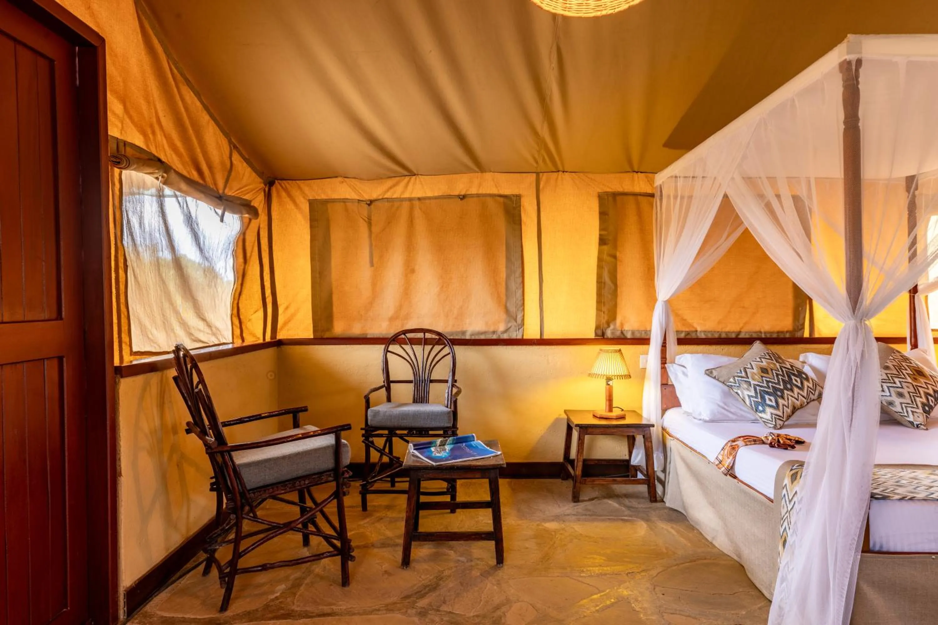 Bed in Sentrim Tsavo Lodge