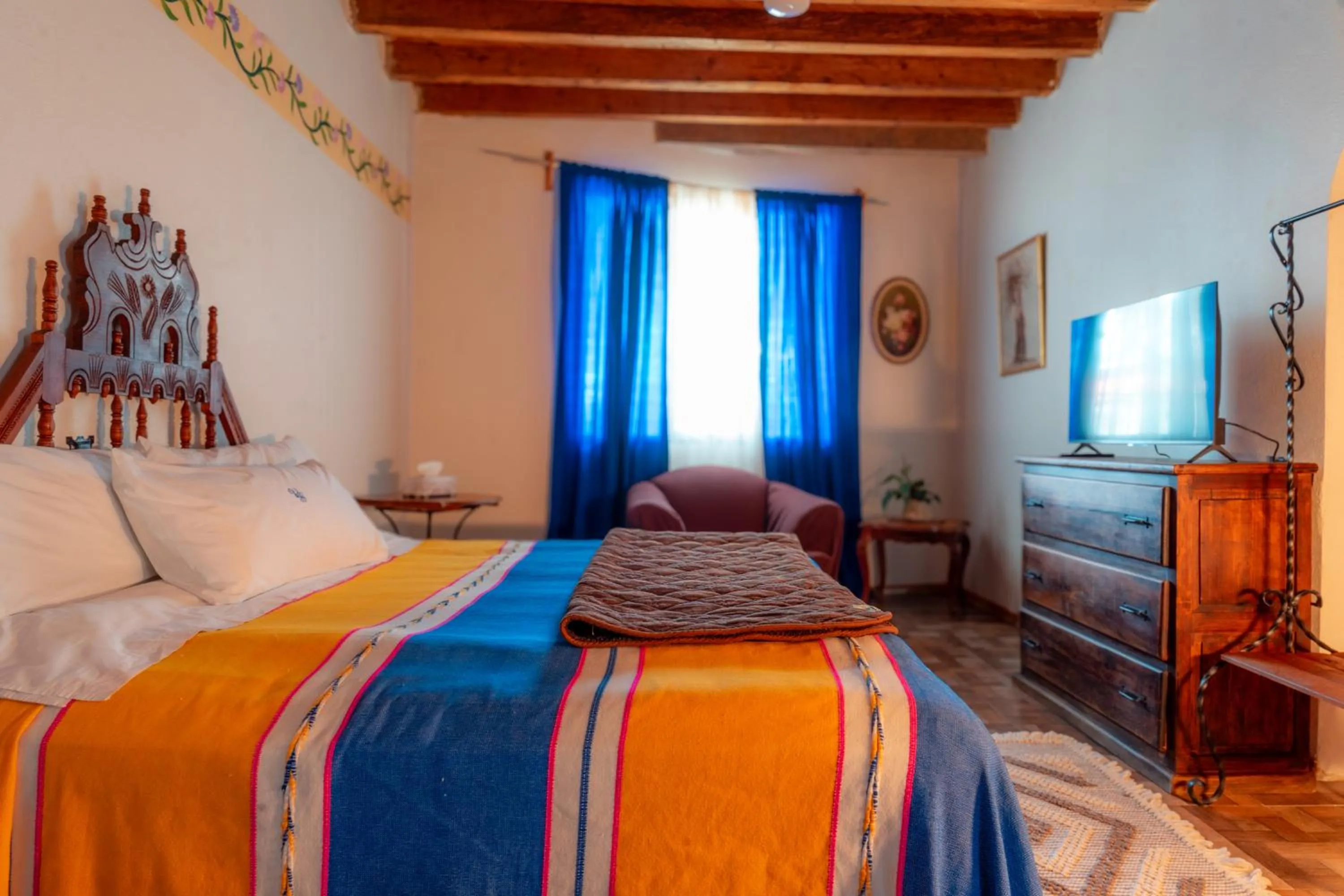 Bed in Hotel Villa Gardenias