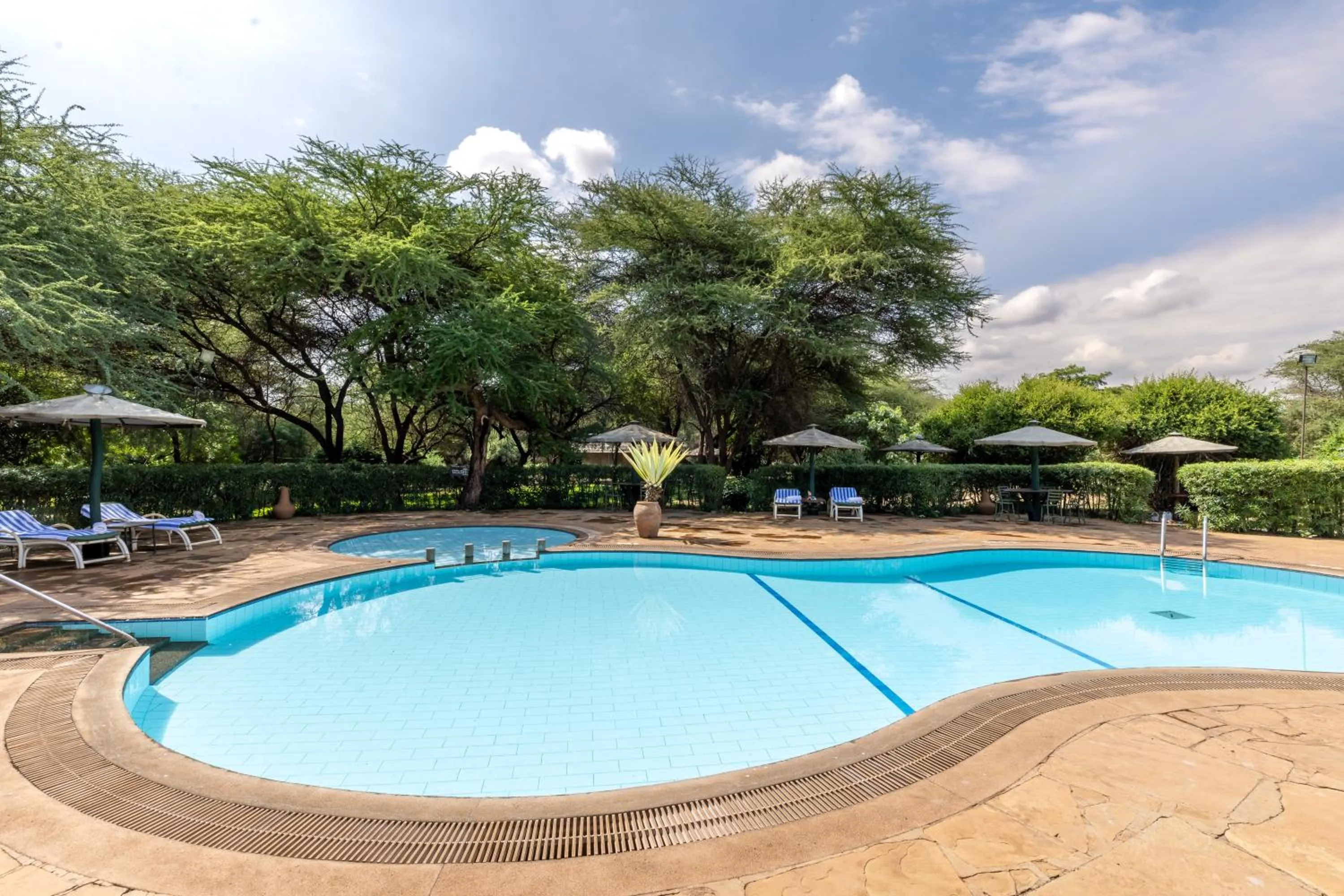 Swimming pool in Sentrim Amboseli Lodge