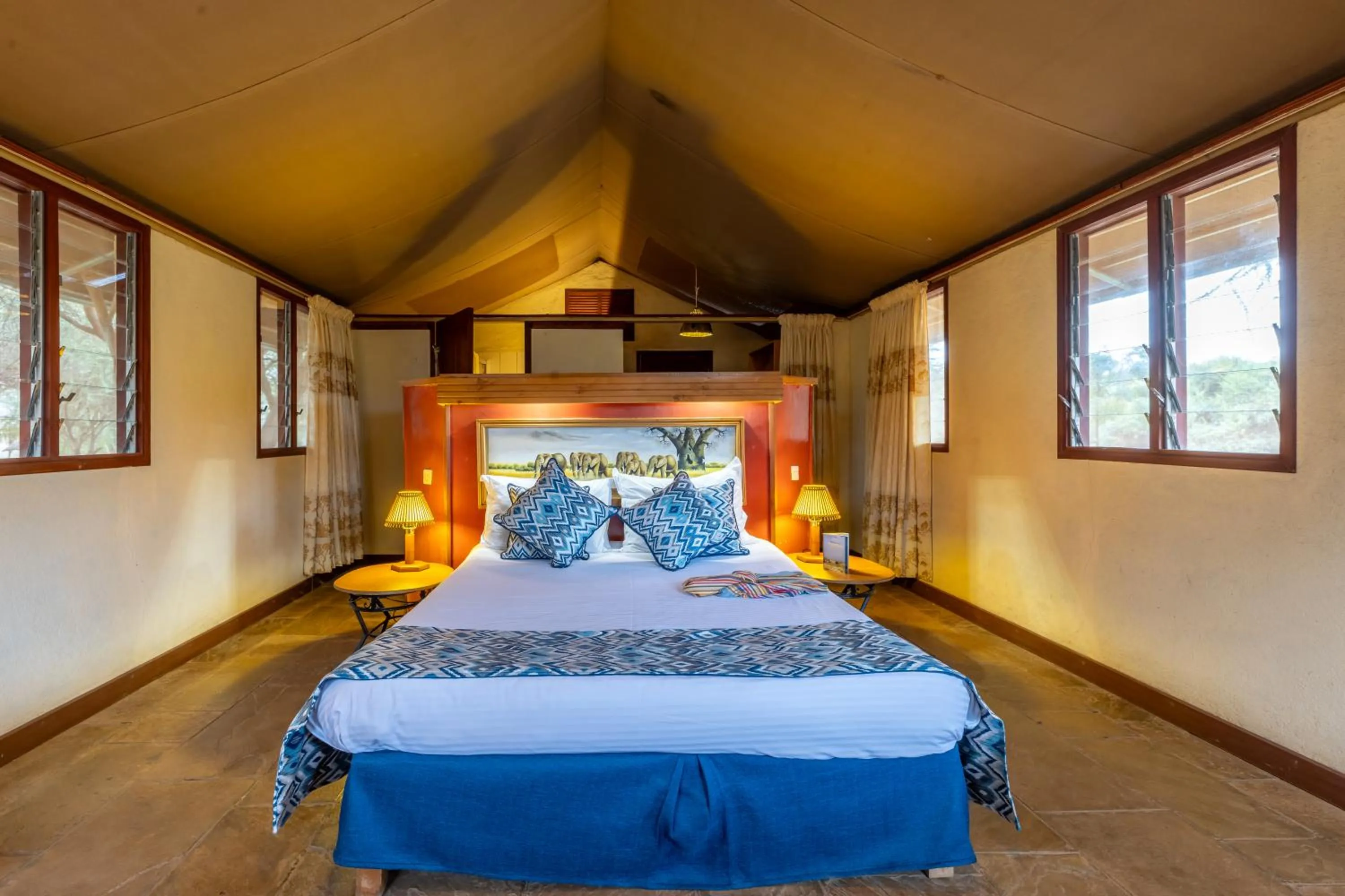 Bed in Sentrim Amboseli Lodge
