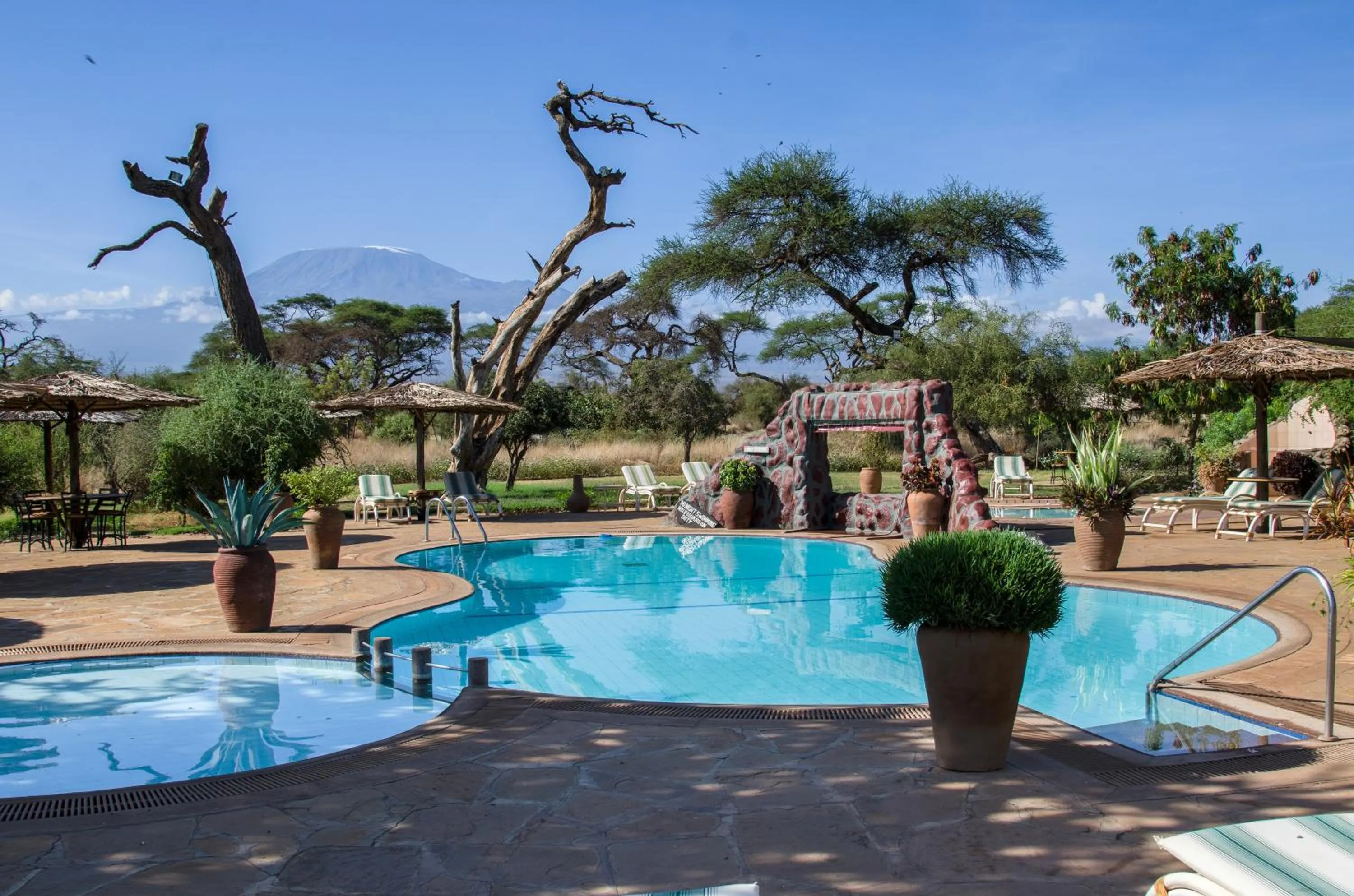Swimming pool in Sentrim Amboseli Lodge
