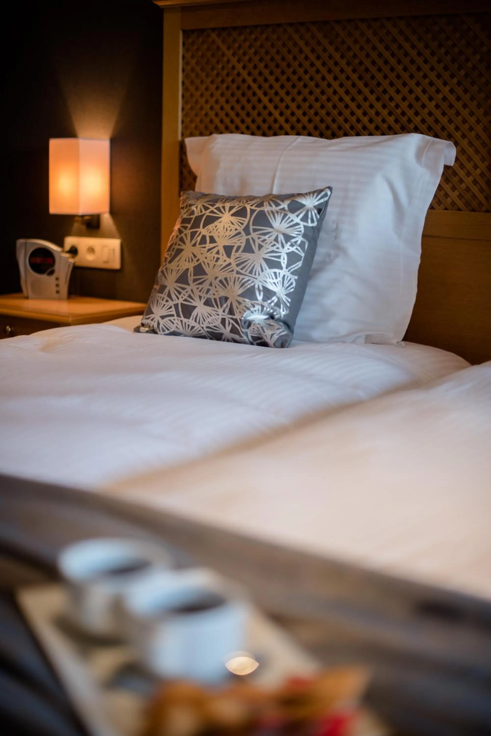 Decorative detail, Bed in B&B De Bergvallei