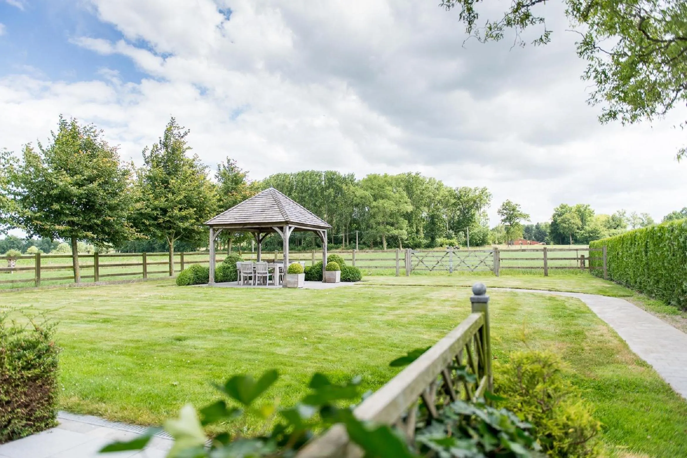 Garden in B&B De Bergvallei