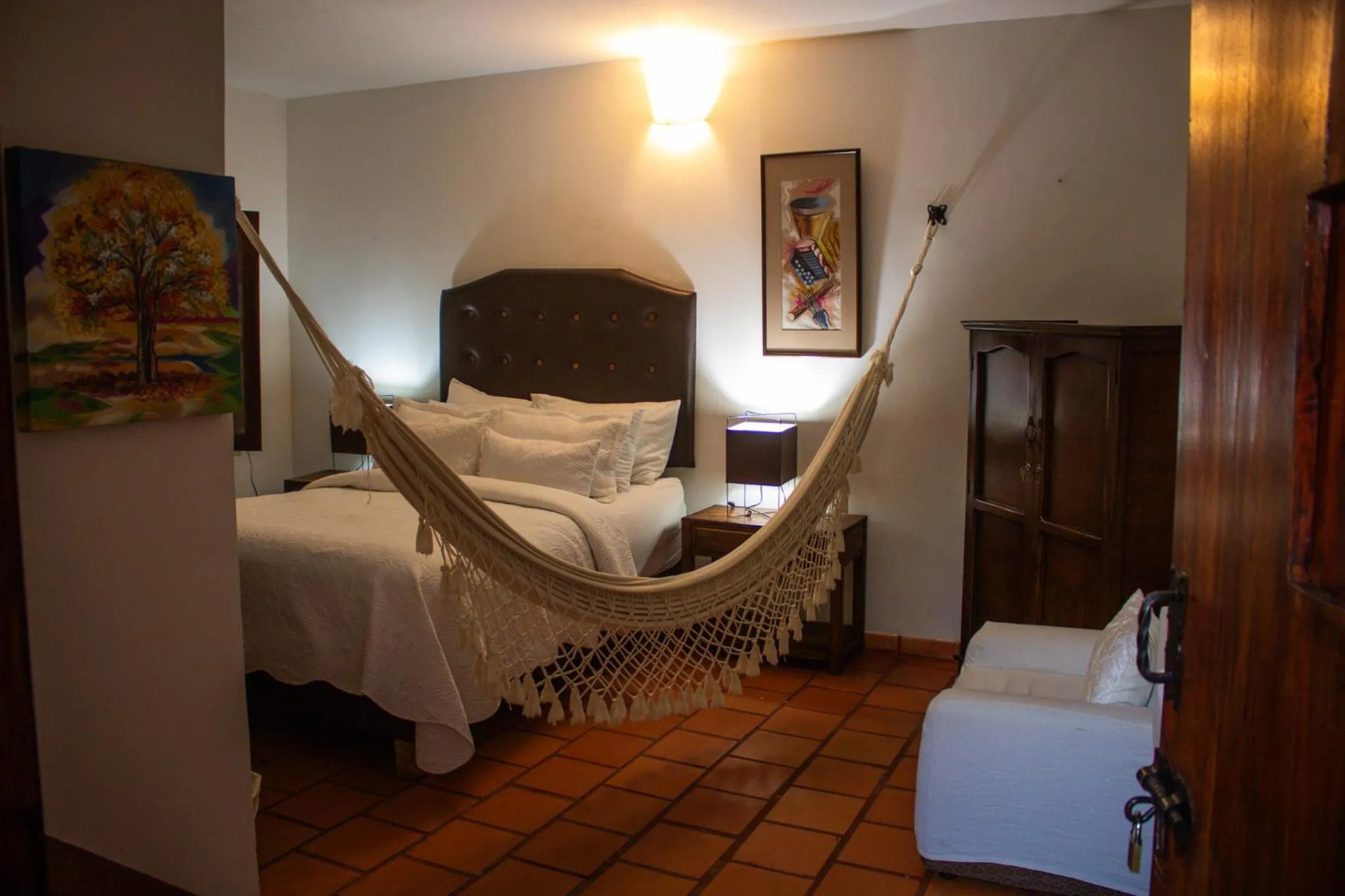 Bed in Hotel Boutique Casa de Los Santos Reyes Valledupar