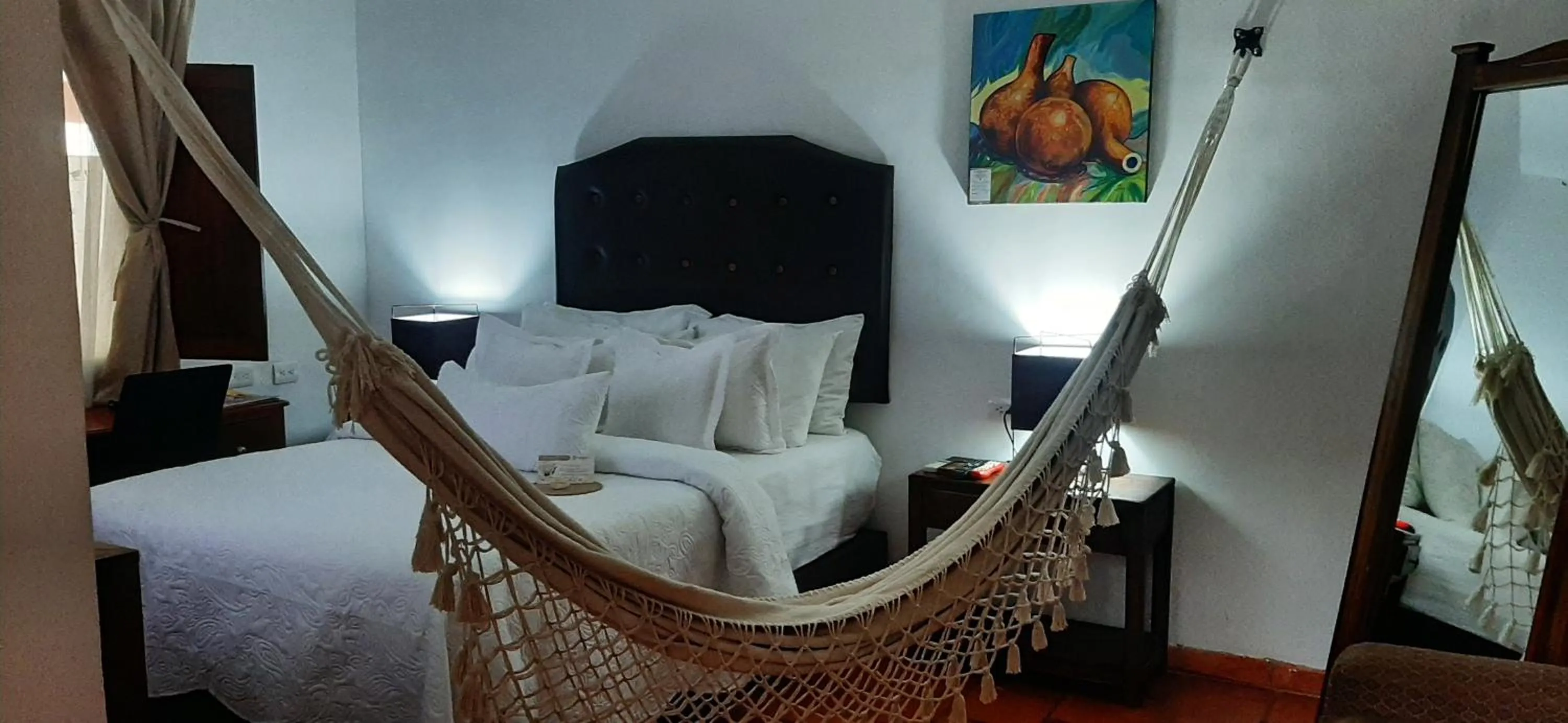 Bed in Hotel Boutique Casa de Los Santos Reyes Valledupar