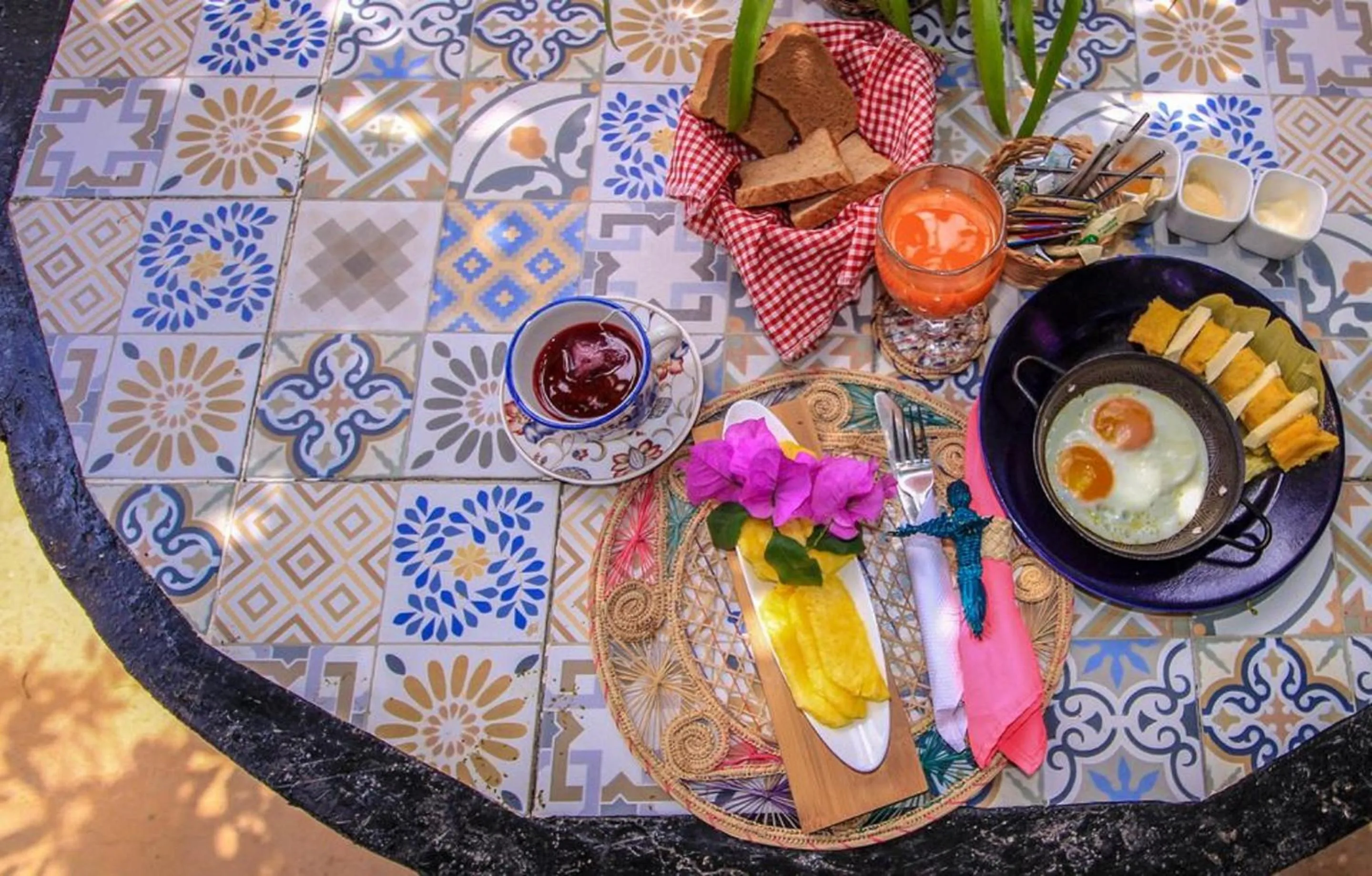 Decorative detail in Hotel Boutique Casa de Los Santos Reyes Valledupar