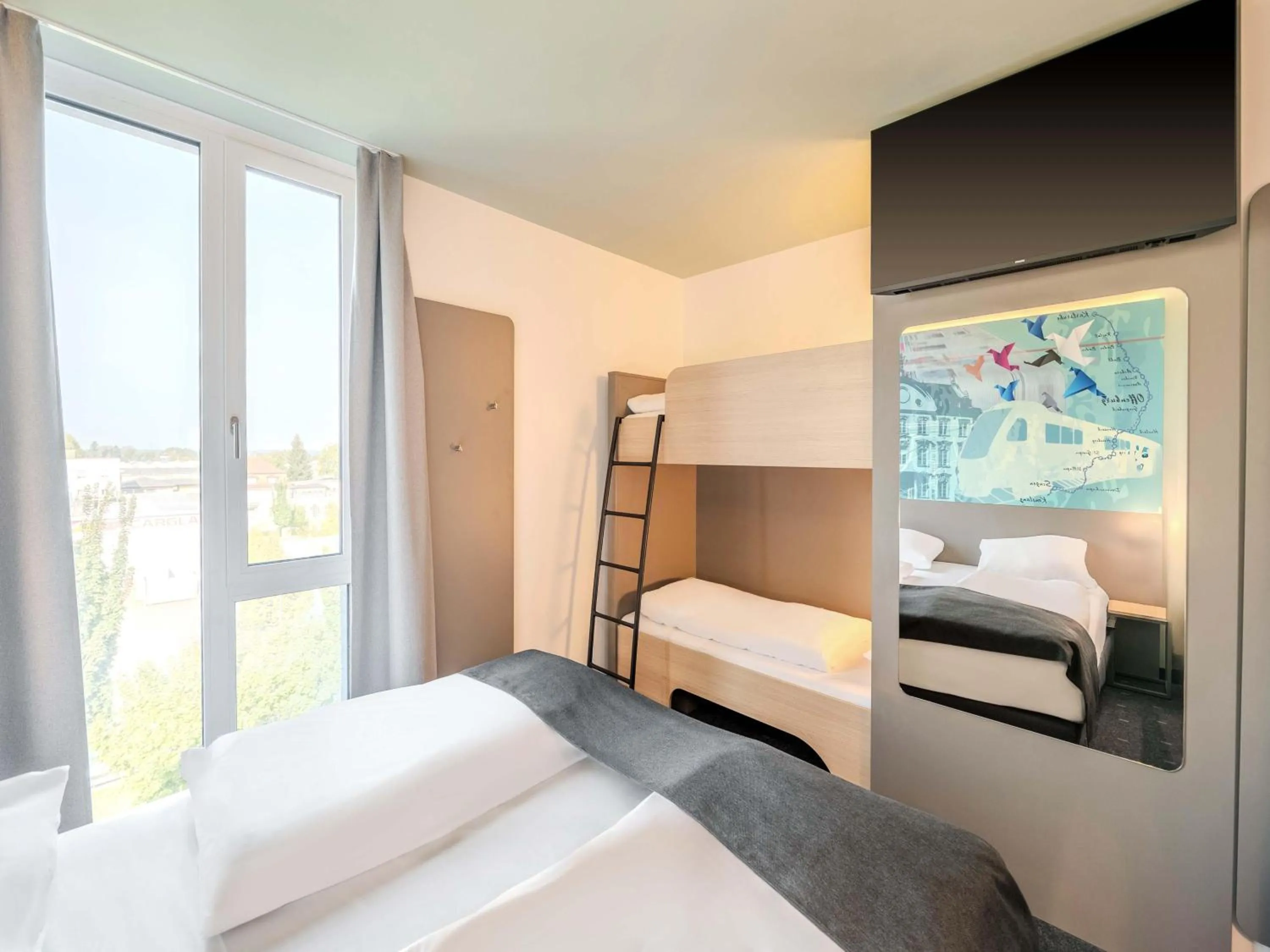 Photo of the whole room, Bed in B&B HOTEL Offenburg-Hbf