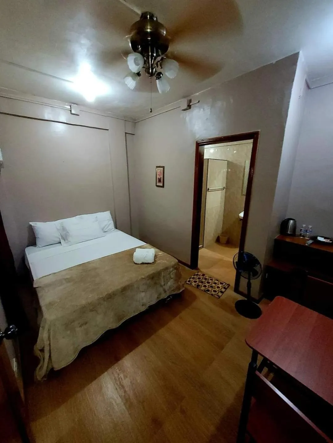 Bed in J & V Oceanview Beach Resort