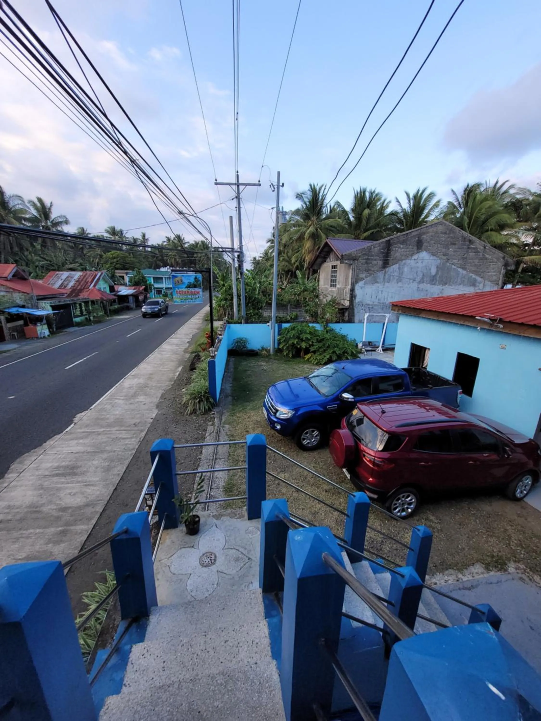 Parking in J & V Oceanview Beach Resort