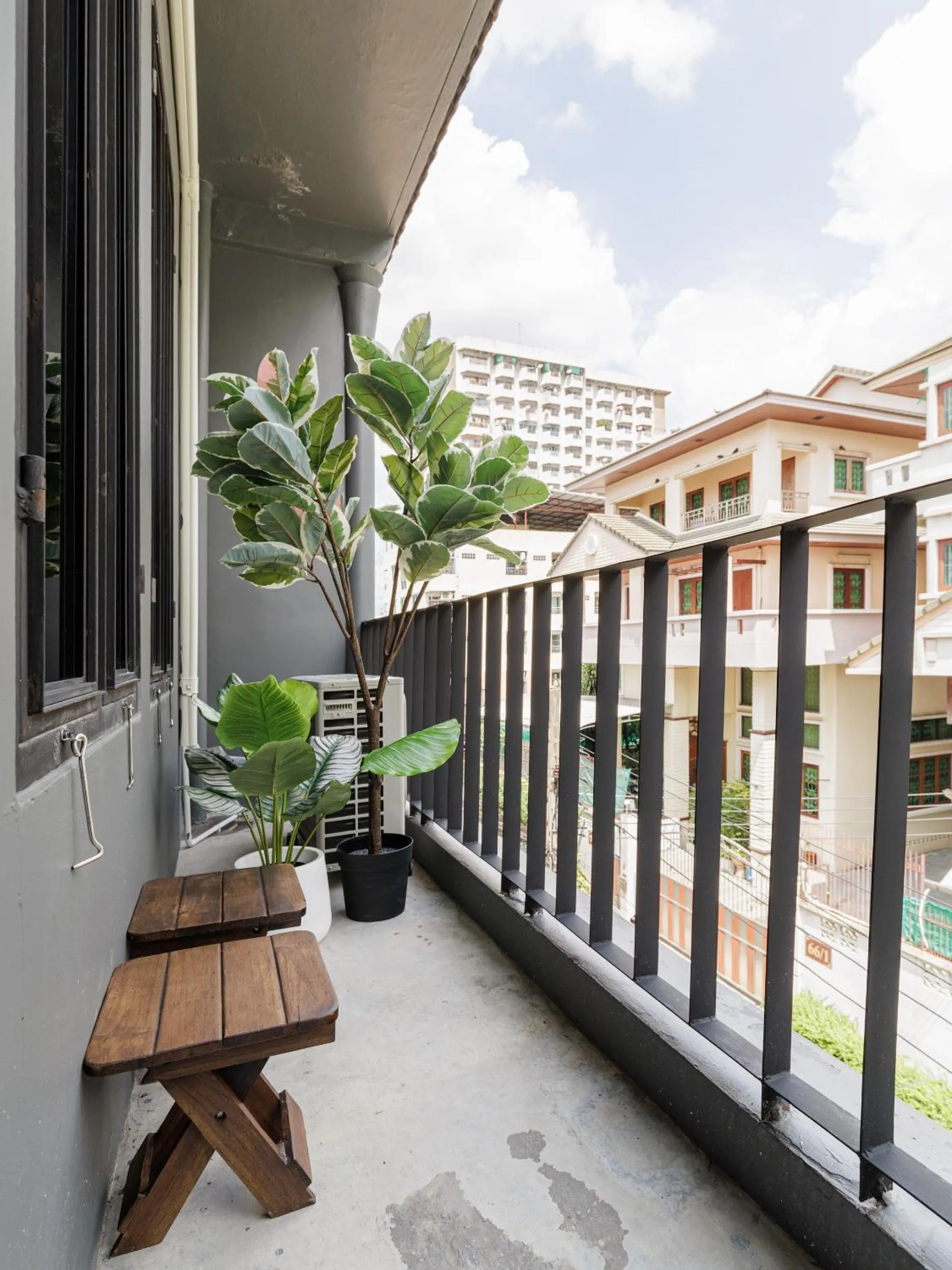 Balcony/Terrace in Wabisabi Bangkok 3 MIN To Train Station