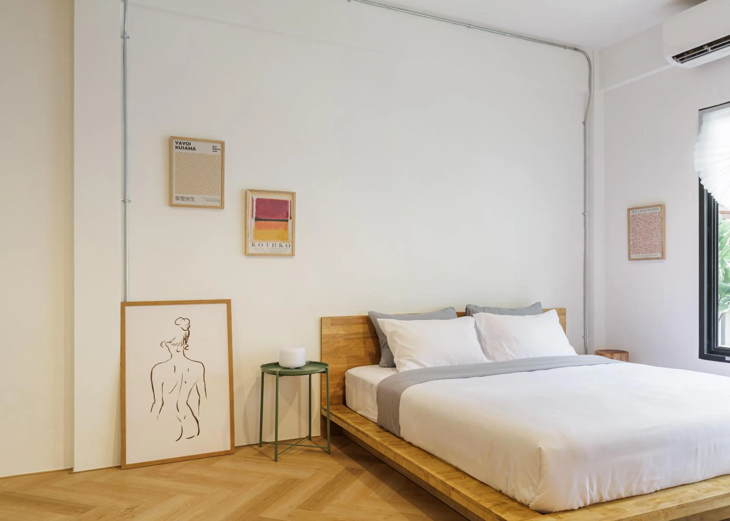 View (from property/room), Bed in Wabisabi Bangkok 3 MIN To Train Station