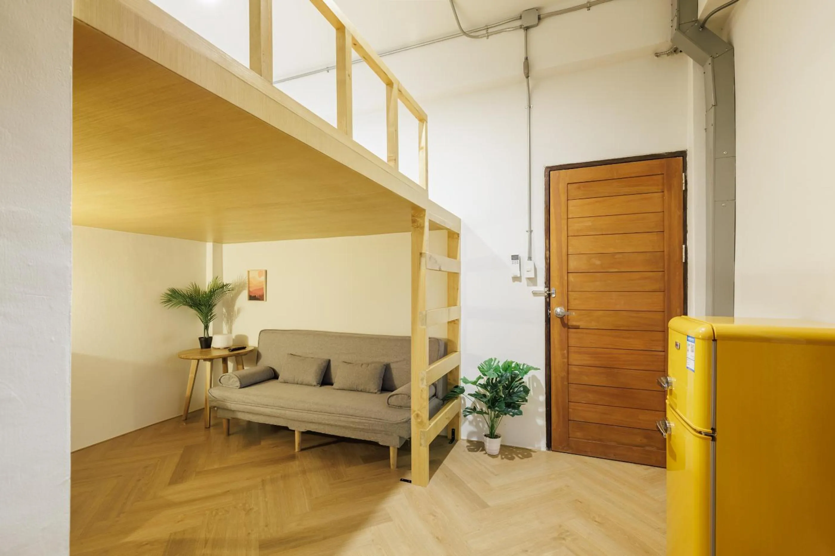 View (from property/room), Bed in Wabisabi Bangkok 3 MIN To Train Station