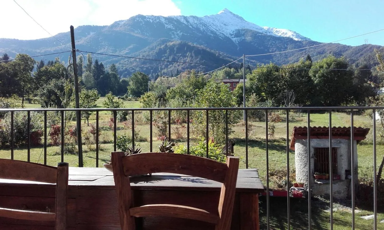 Mountain view in Bed and Breakfast Ca D'Pandin