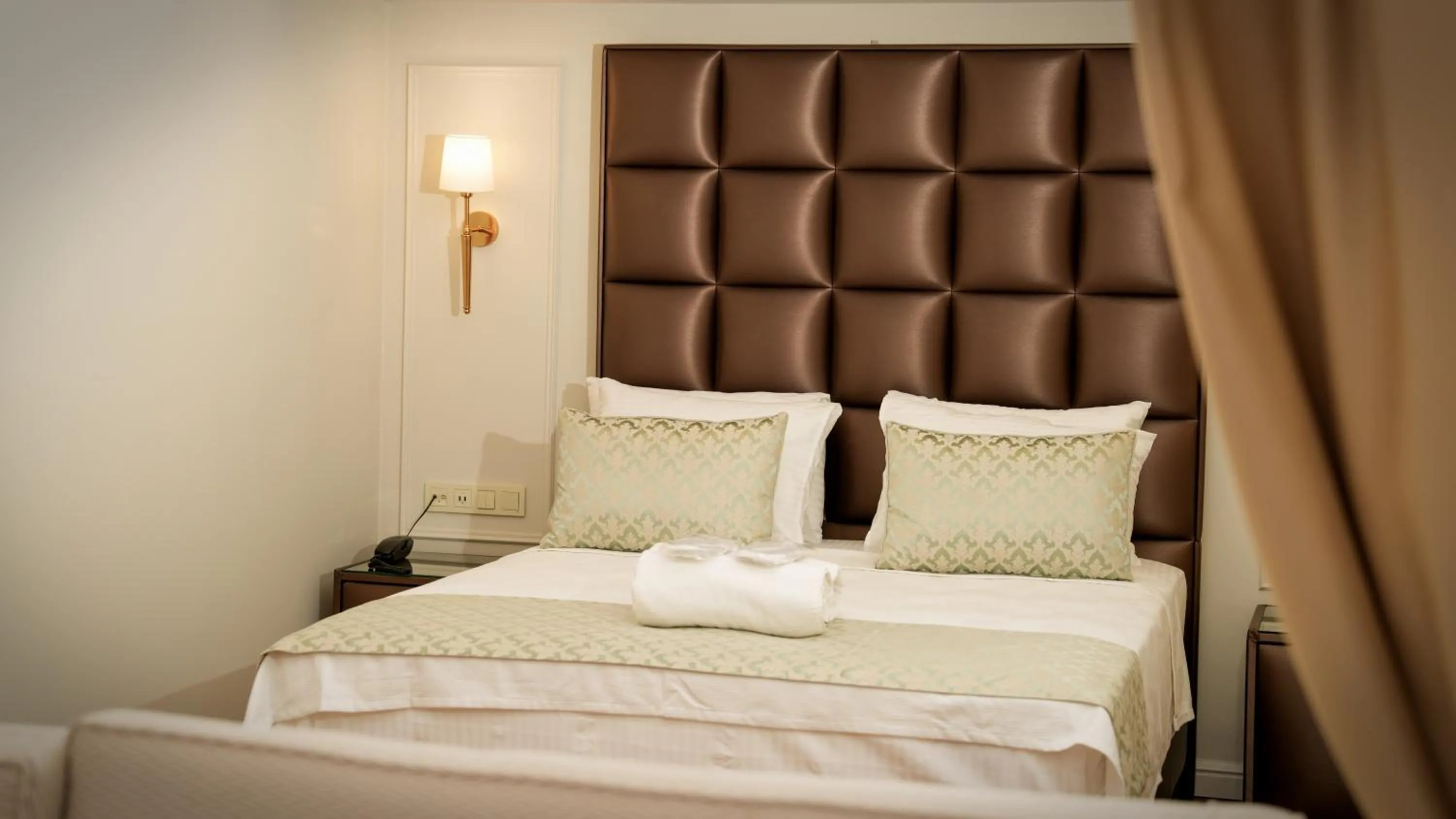 Bed in Gaia Suites Istanbul