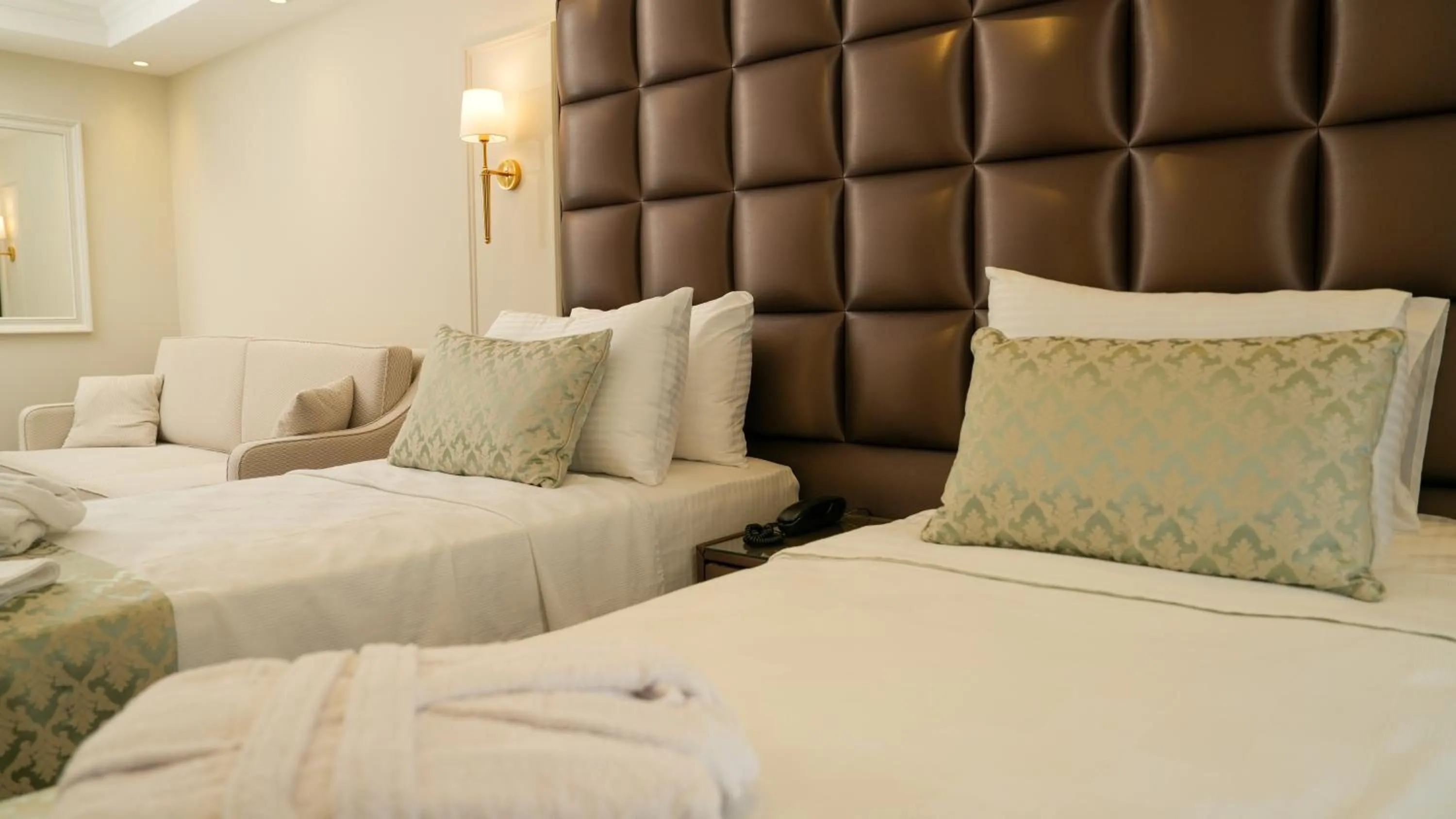 Bed in Gaia Suites Istanbul