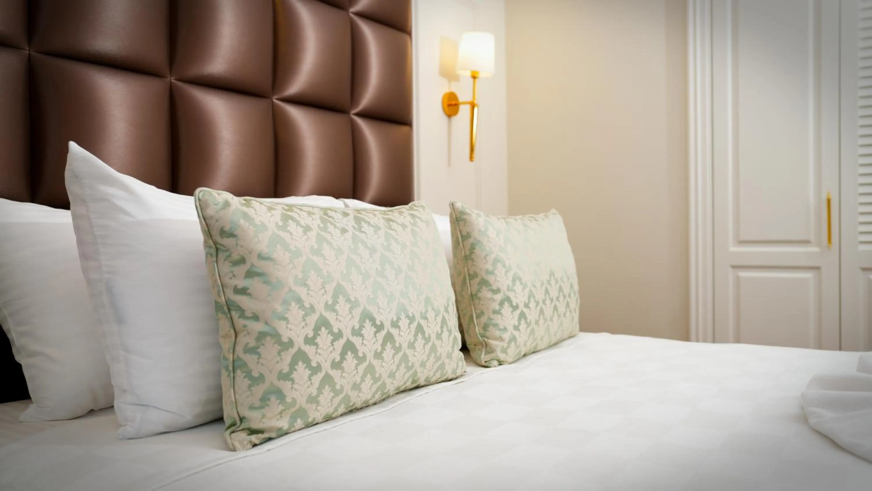 Bed in Gaia Suites Istanbul