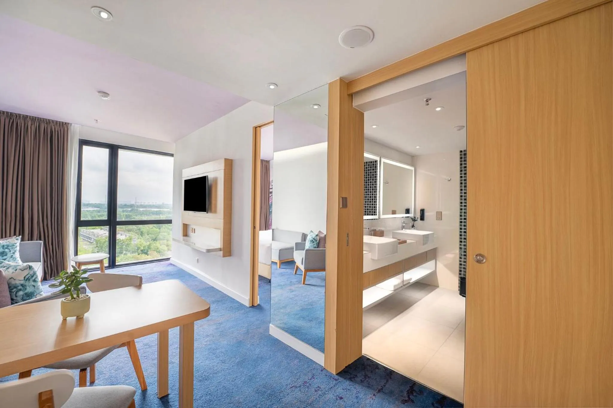 Photo of the whole room, Bed in OZO Medini Malaysia