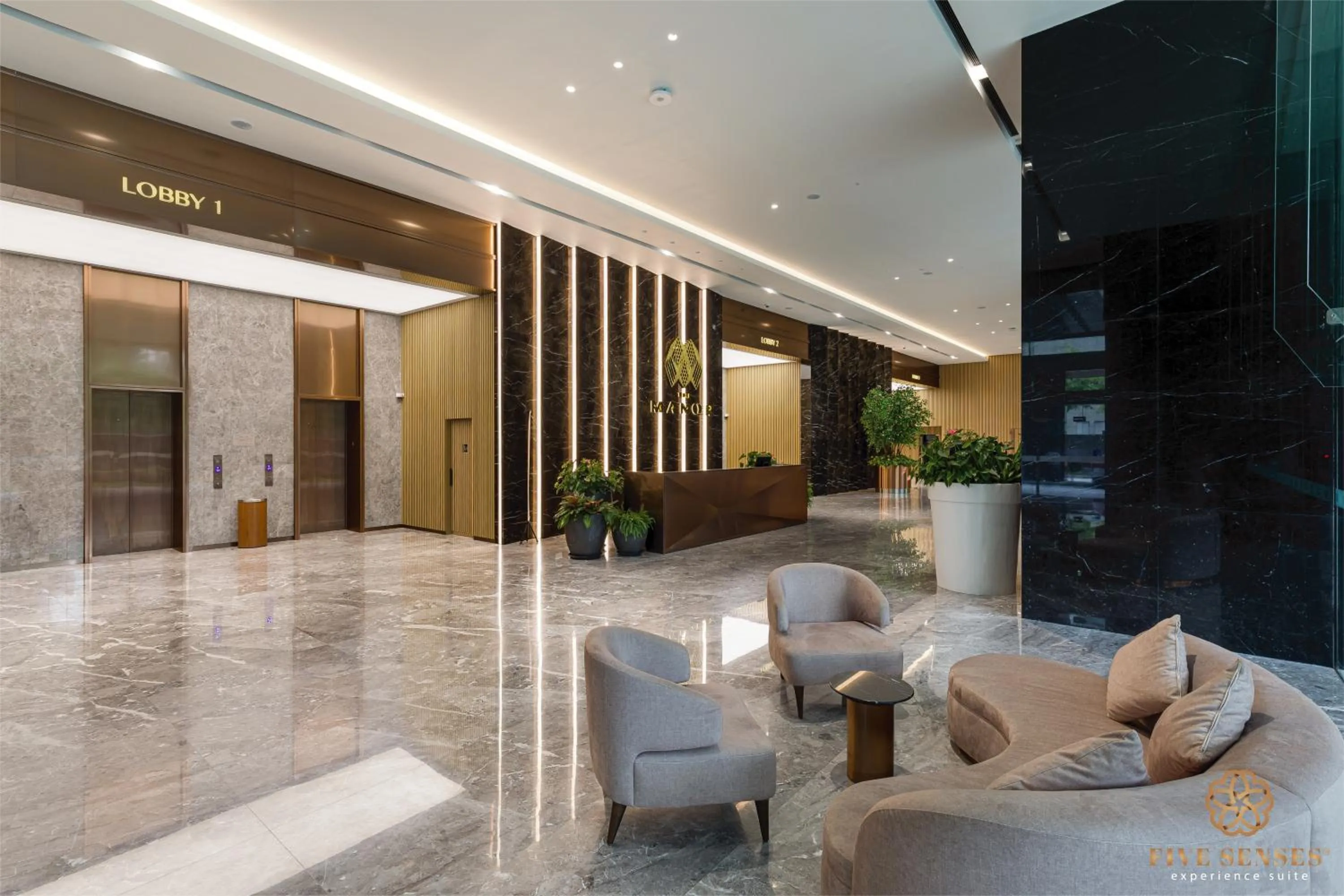 Lobby or reception in The Manor Residence KLCC by Five Senses