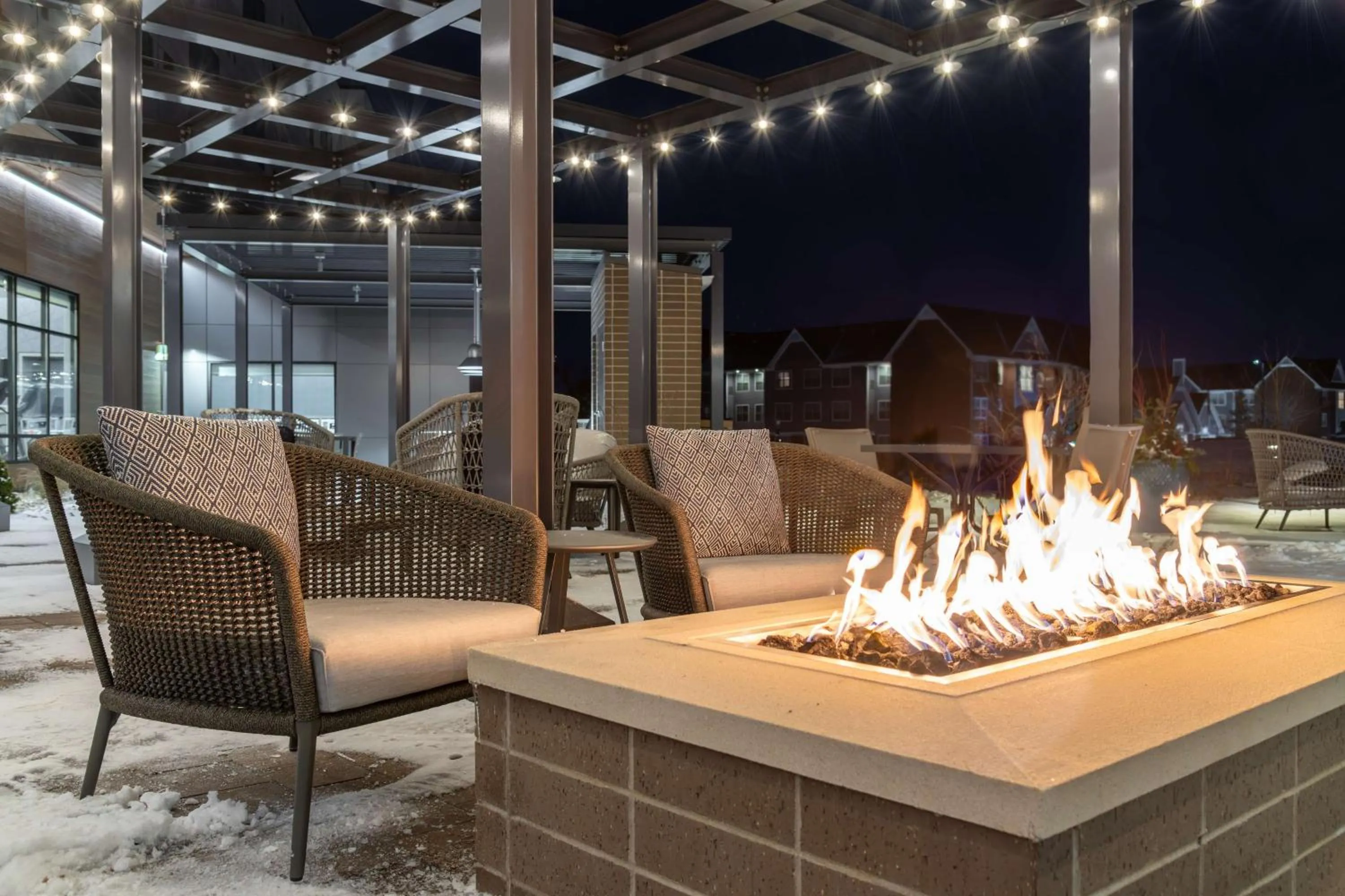 Patio in Homewood Suites By Hilton Holland