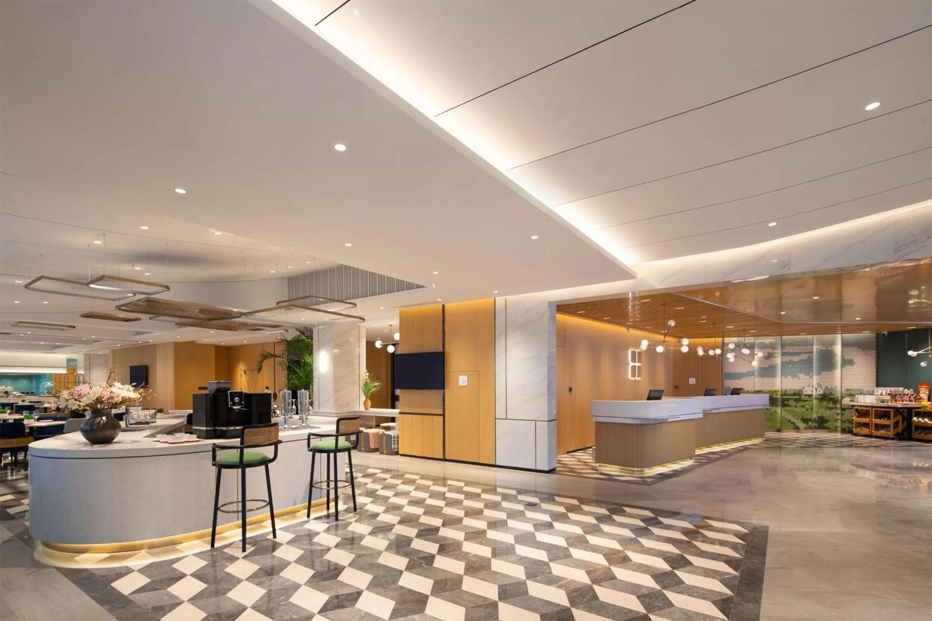 Lobby or reception in Hilton Garden Inn Hulunbuir Hailar